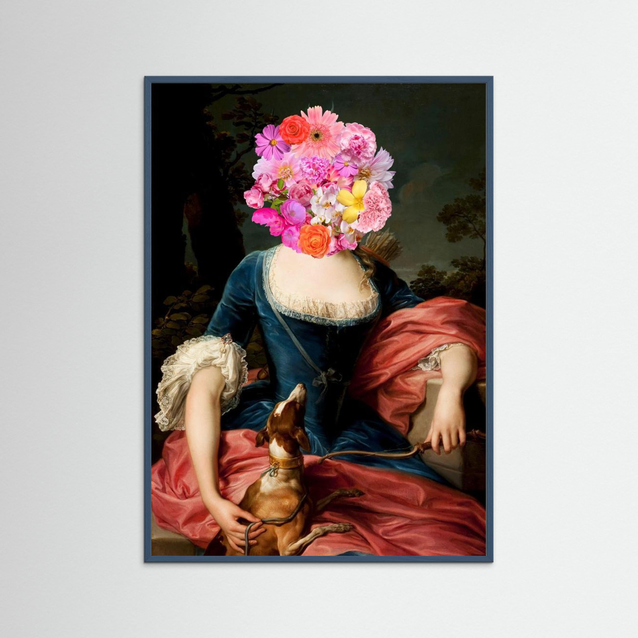 Not now, mom is hiding by Athene Fritsch Fine Art Paper 