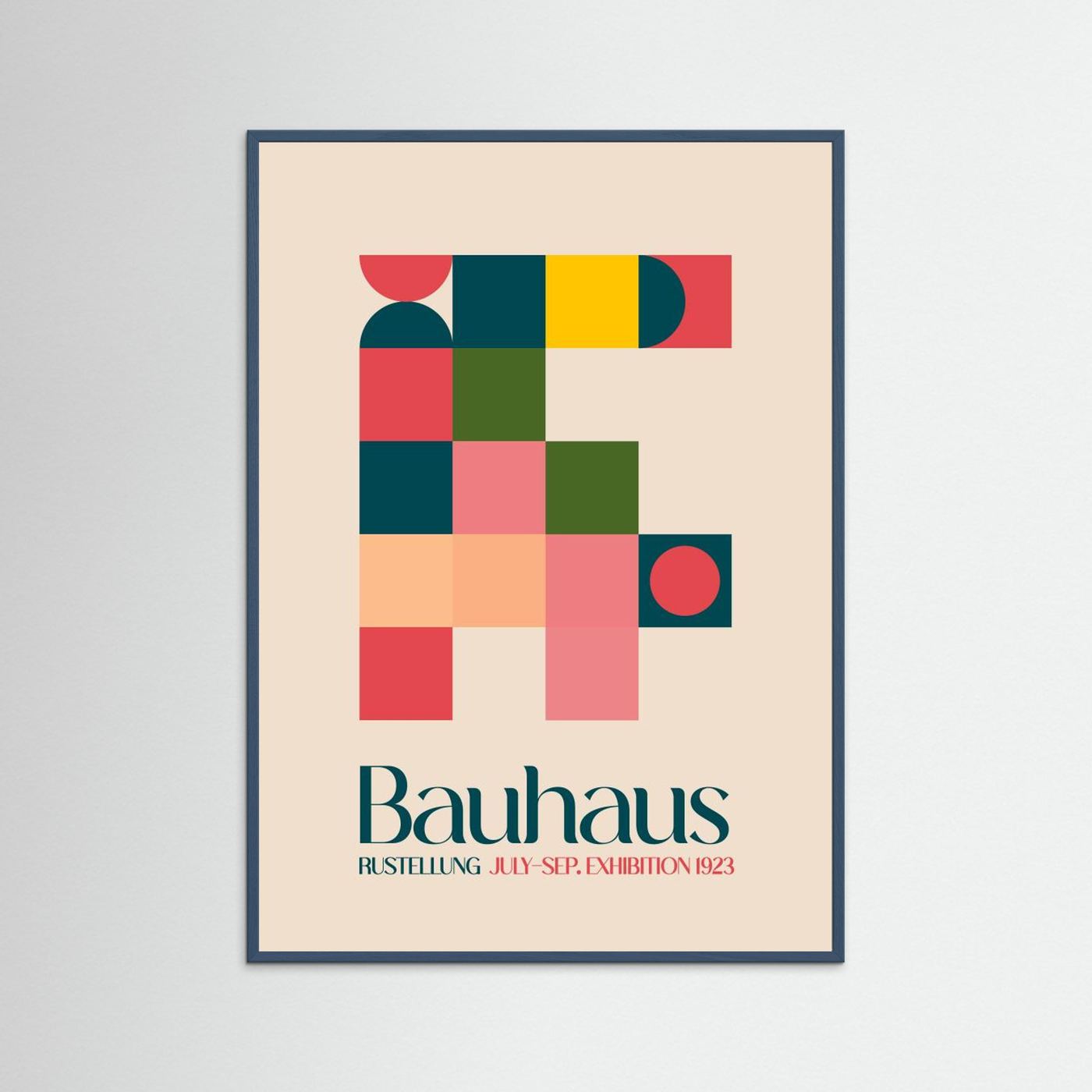 Bauhaus Kutular by Emel Tunaboylu Fine Art Paper