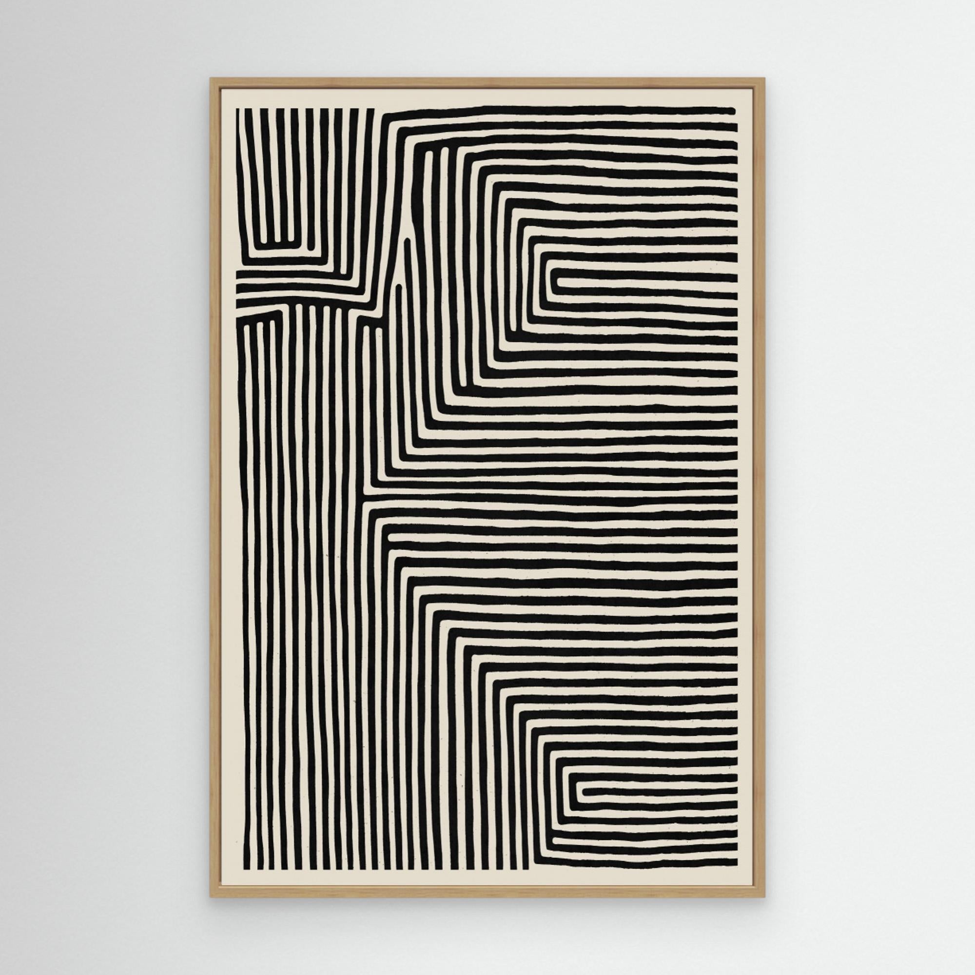 Line Art by Treechild Canvas