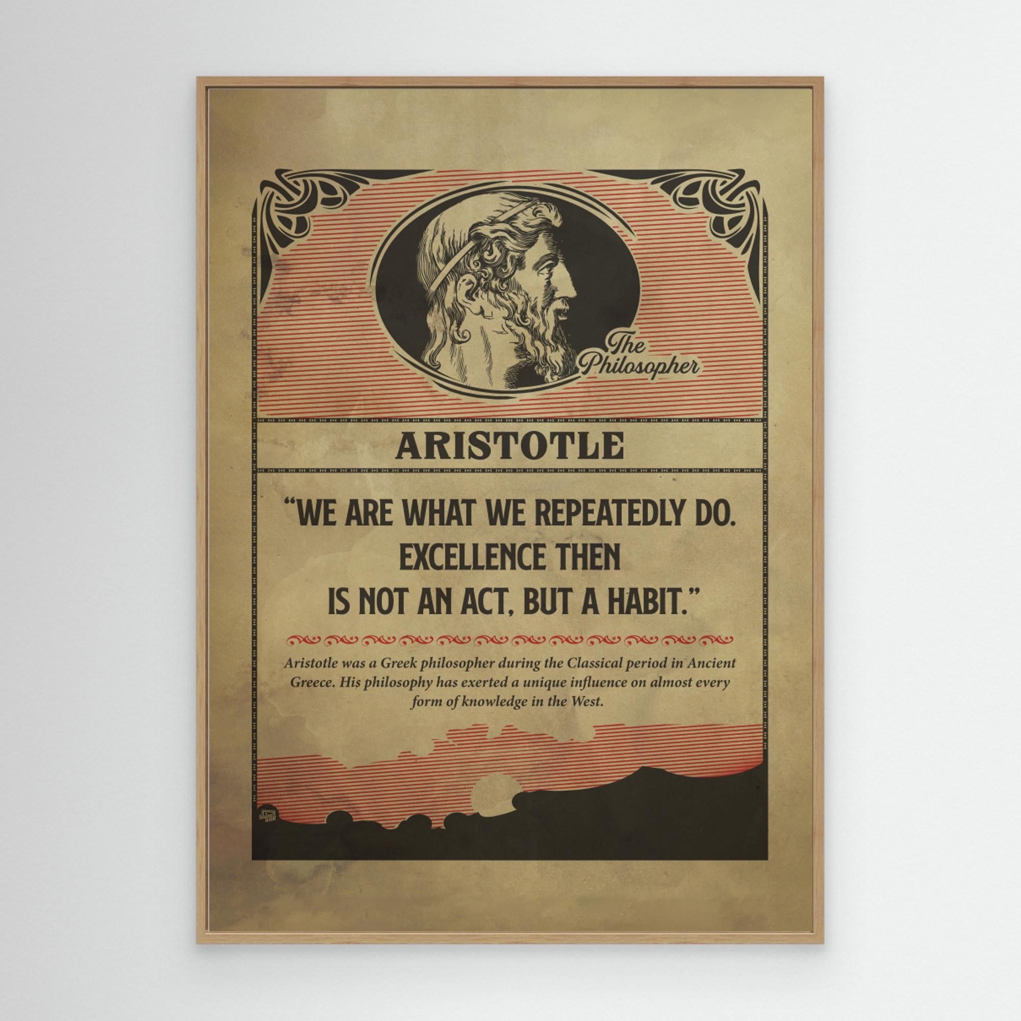 Aristotle Poster by Dion Gem Canvas