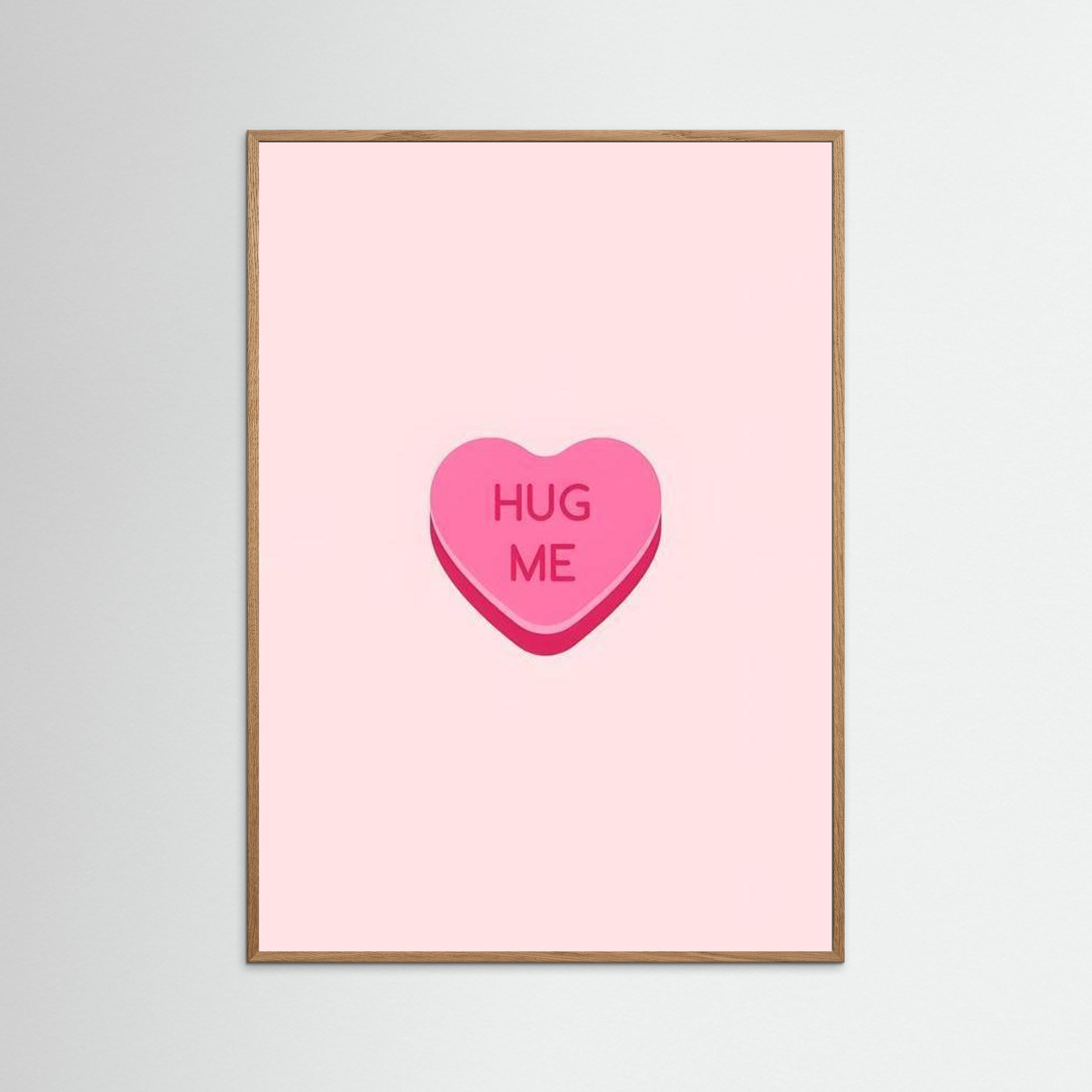 Hug Me By The Frame Gain Fine Art Paper