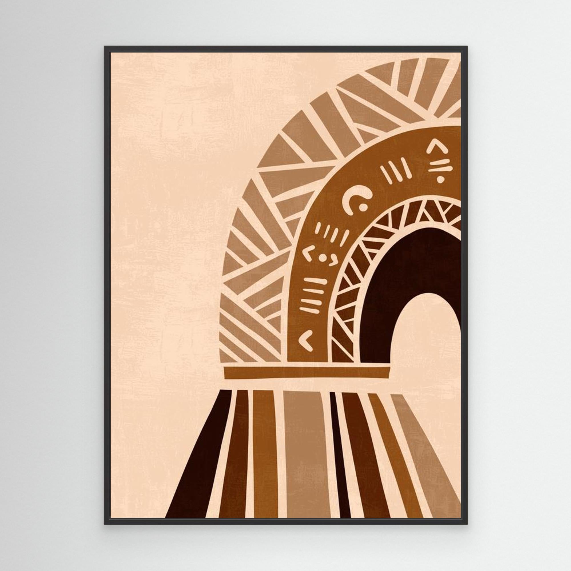Form and Ember No.2 by The Frame Gain Canvas