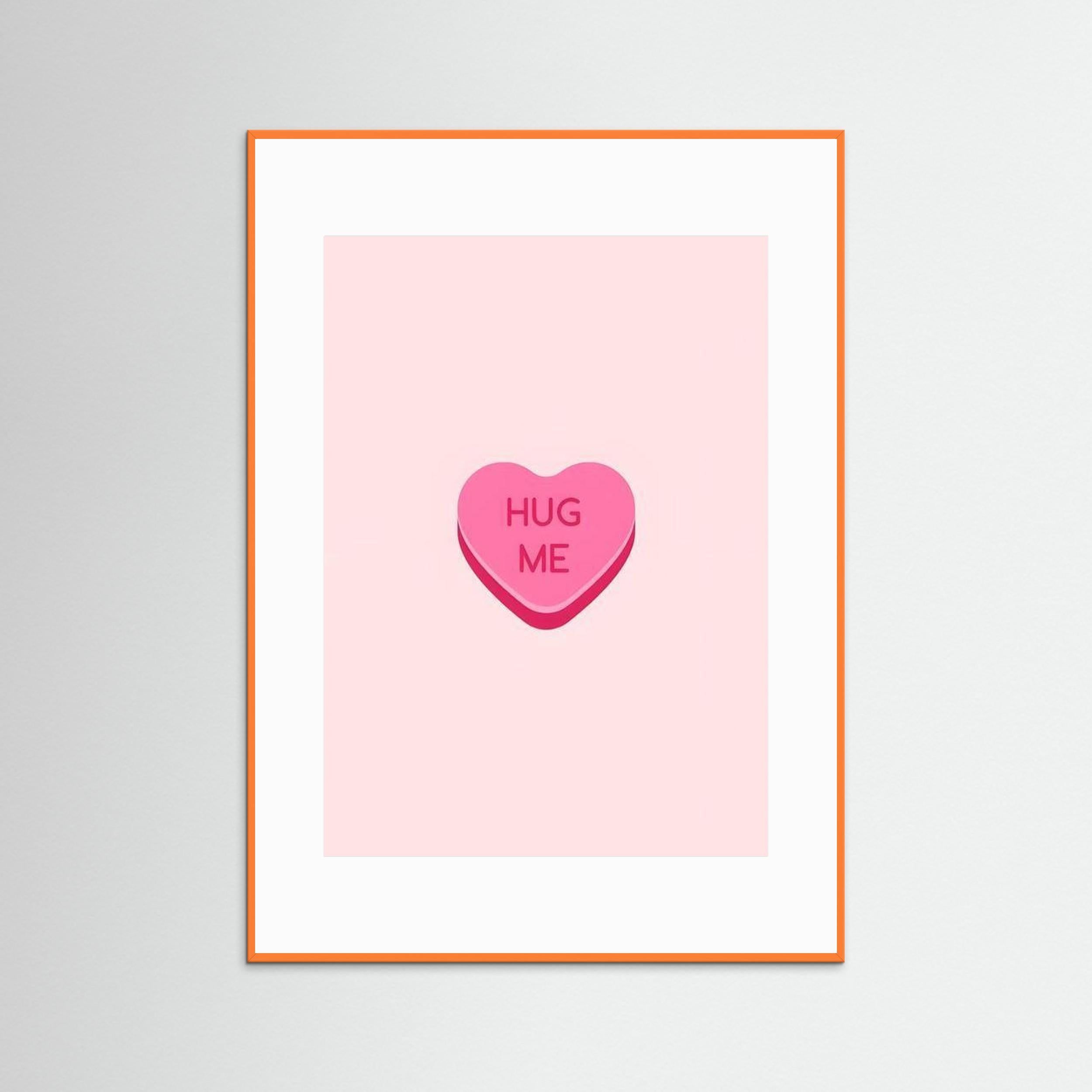 Hug Me By The Frame Gain Fine Art Paper