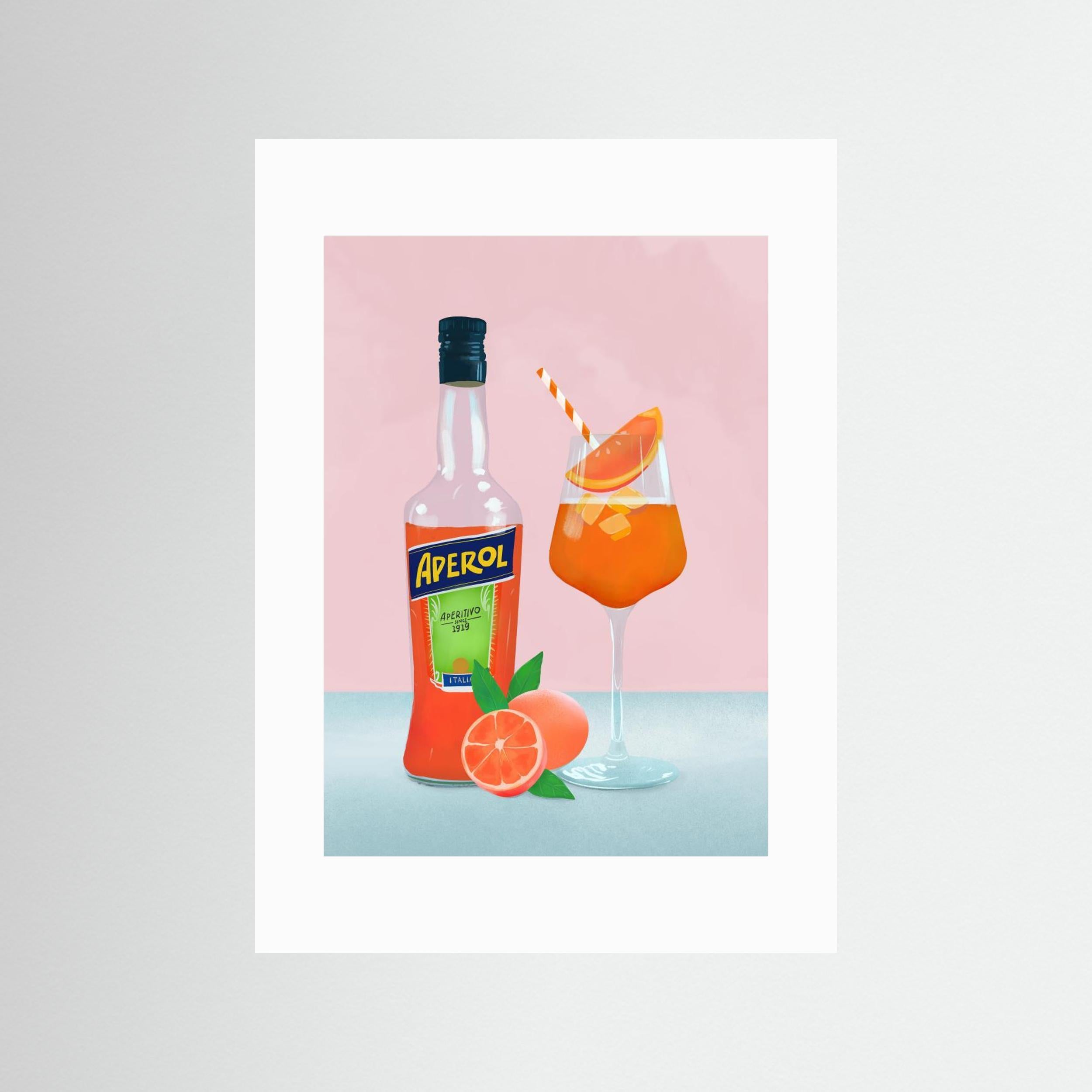 Aperol Spritz by Petra Lizde Fine Art Paper 