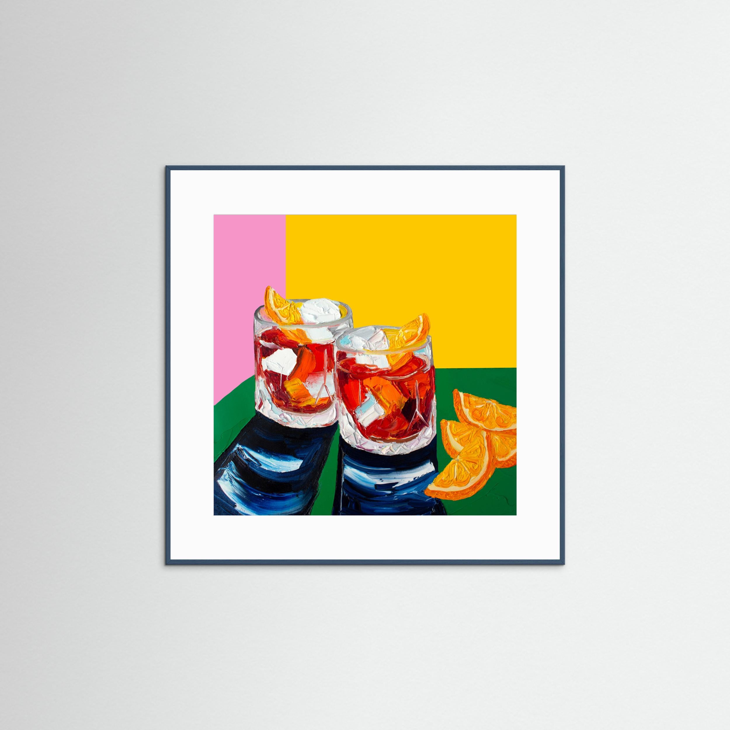 Negronis No1 by Alice Straker Fine Art Paper 