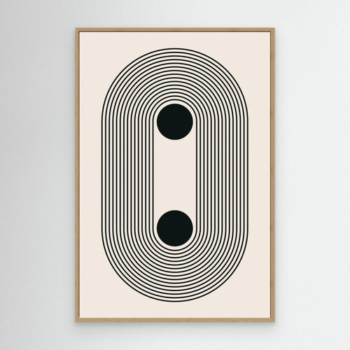 Black Boho Vibe Series 4 by Jay Stanley Canvas