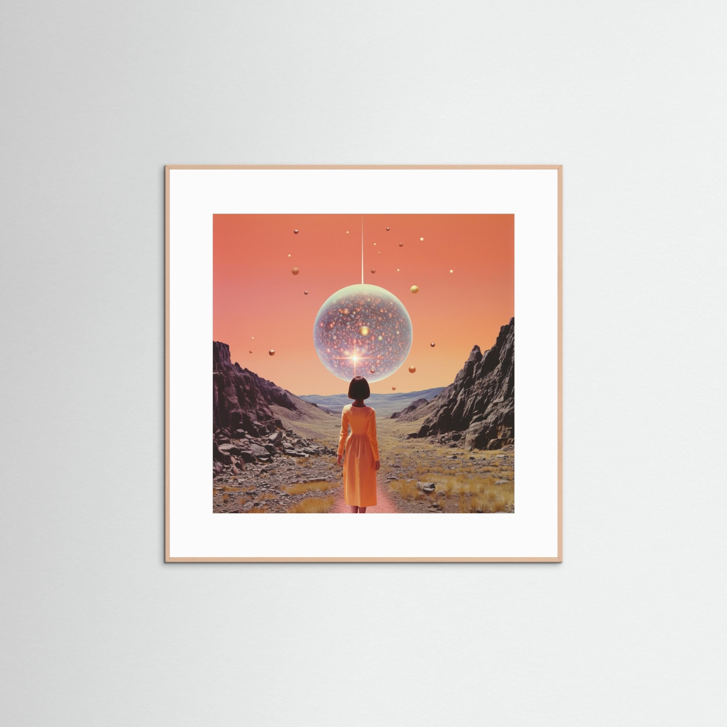 A Space Disco Collage Art by Samantha Hearn Fine Art Paper 