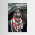 Arbore tribes girl by Trevor Cole Canvas