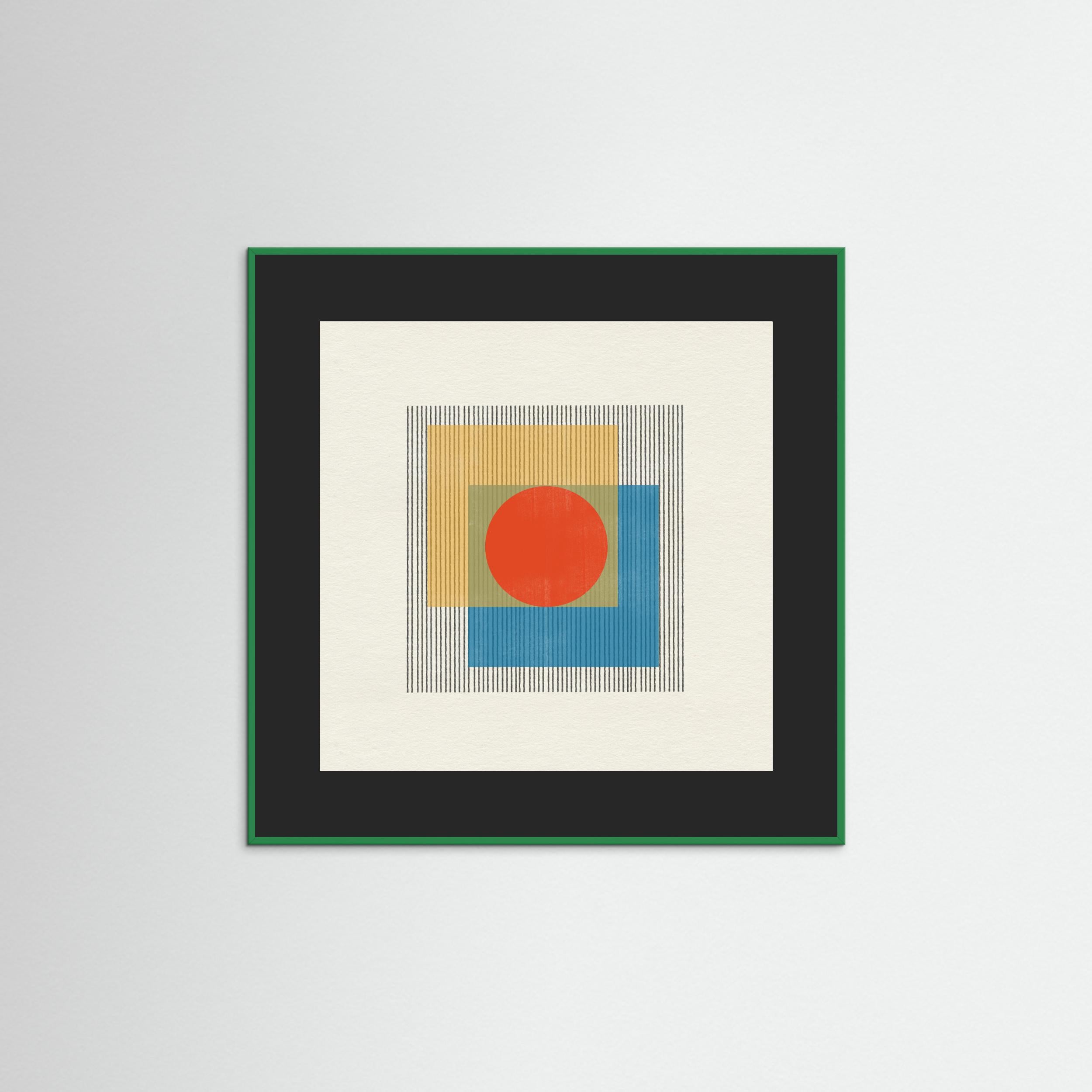 Midcentury Modern Object No3. by The Miuus Studio Fine Art Paper 