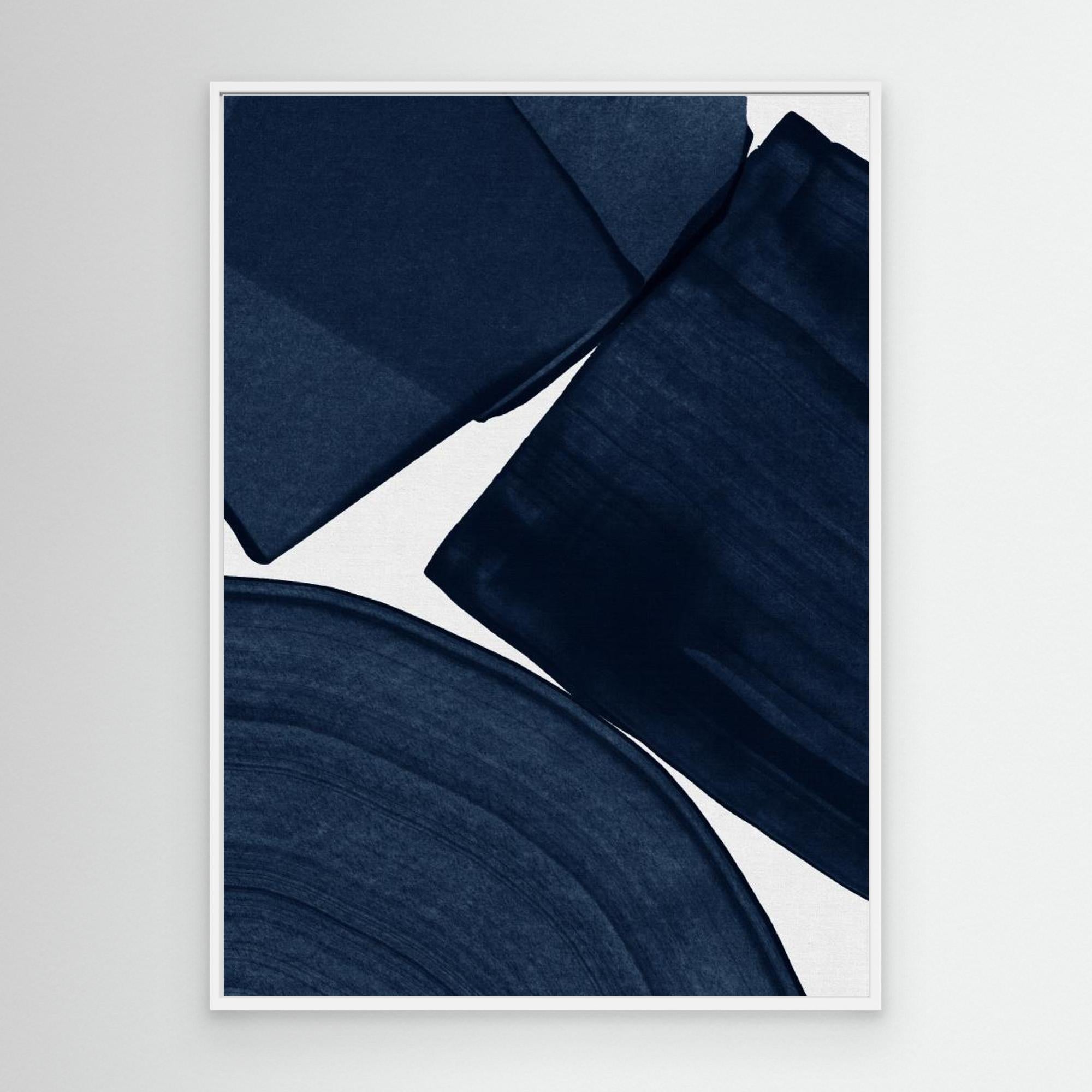 Minimalist Painting Blue II by Orara Studio
