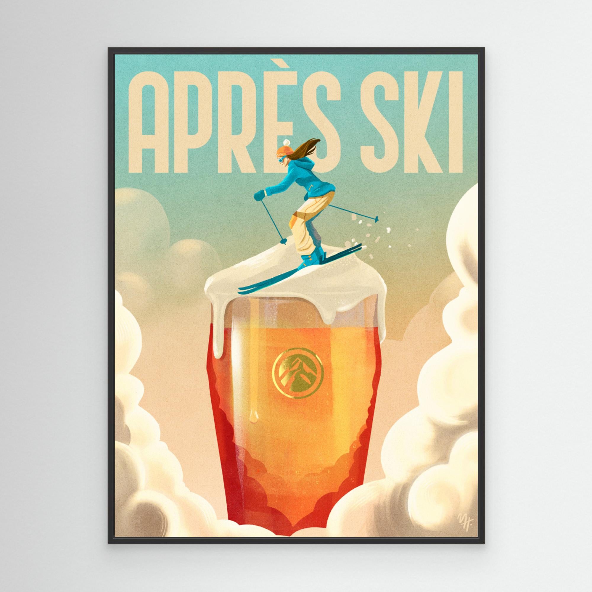Apres Ski by Mark Harrison Canvas