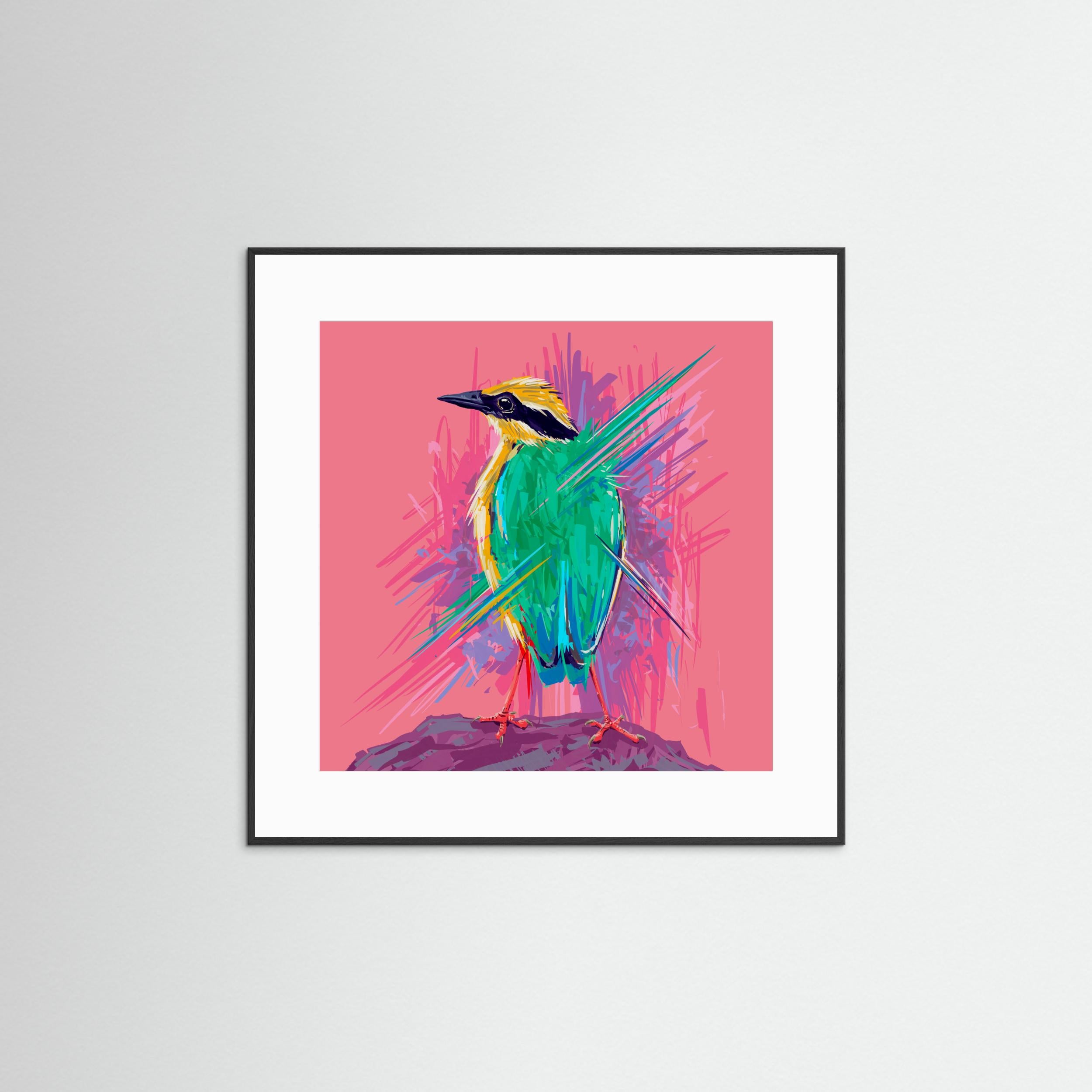 Bird Series   Indian Pitta by Rohan Dahotre Fine Art Paper