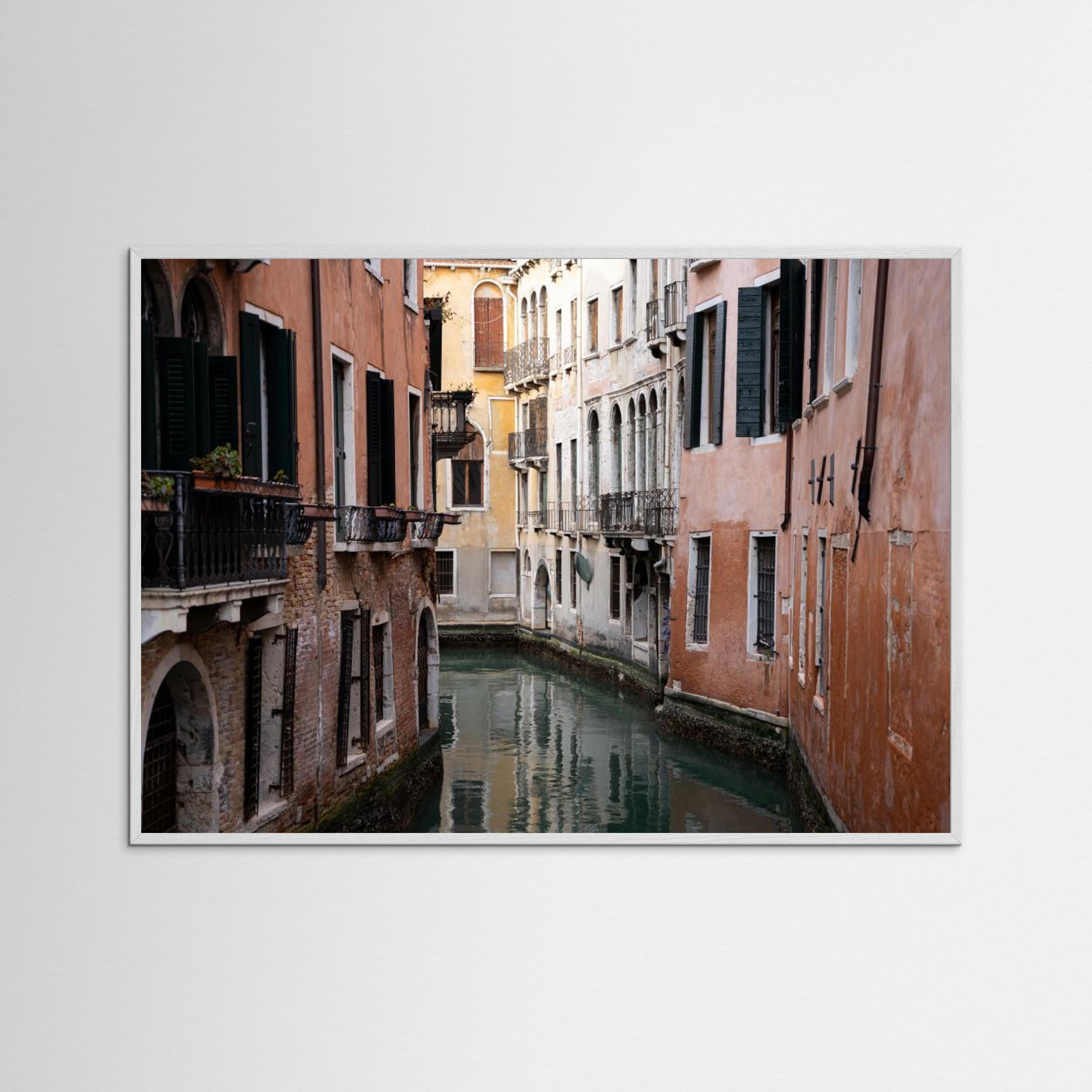 Venice Streets by Barak Shacked Fine Art Paper 
