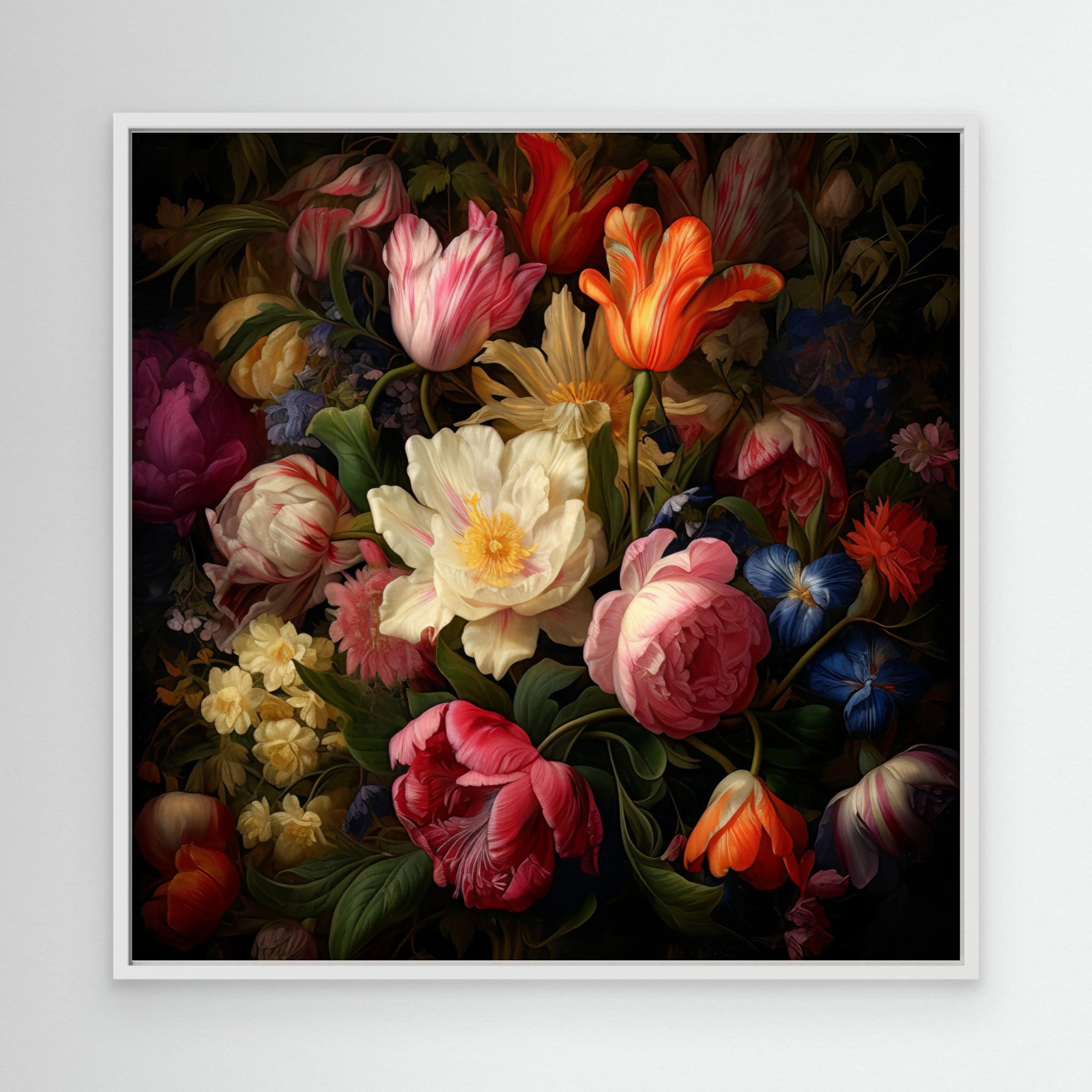 Fa Vintage Floral 57 by Bilge Paksoylu Canvas