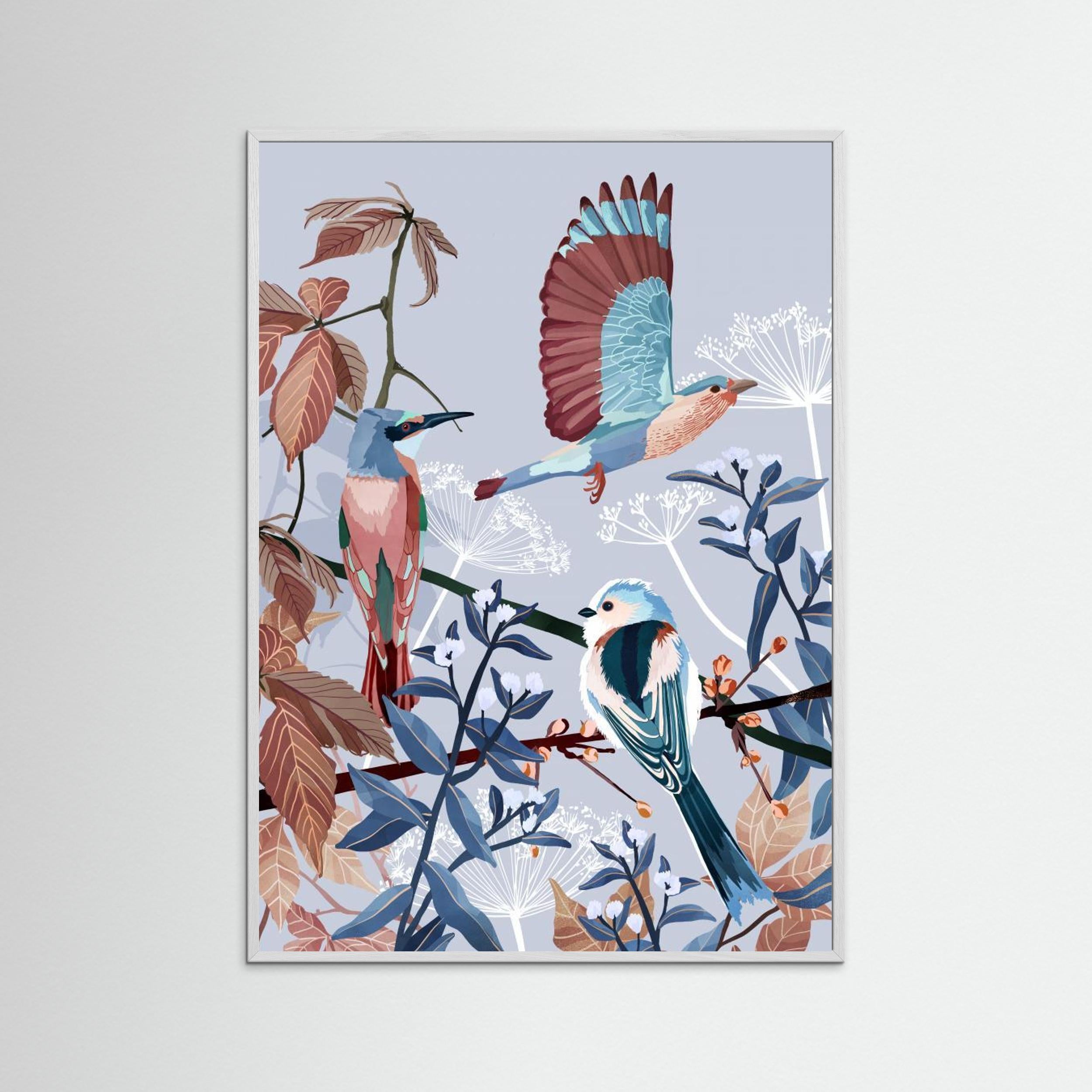 Birds of Winter by Goed Blauw