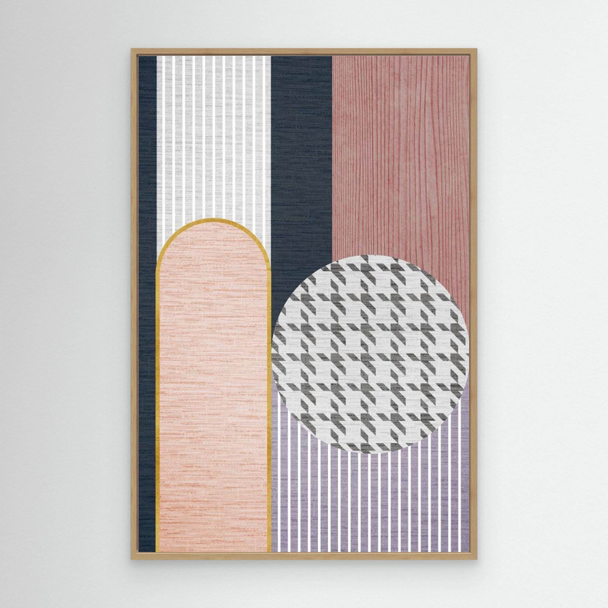 Geometricharmonyno7 by Treechild Canvas