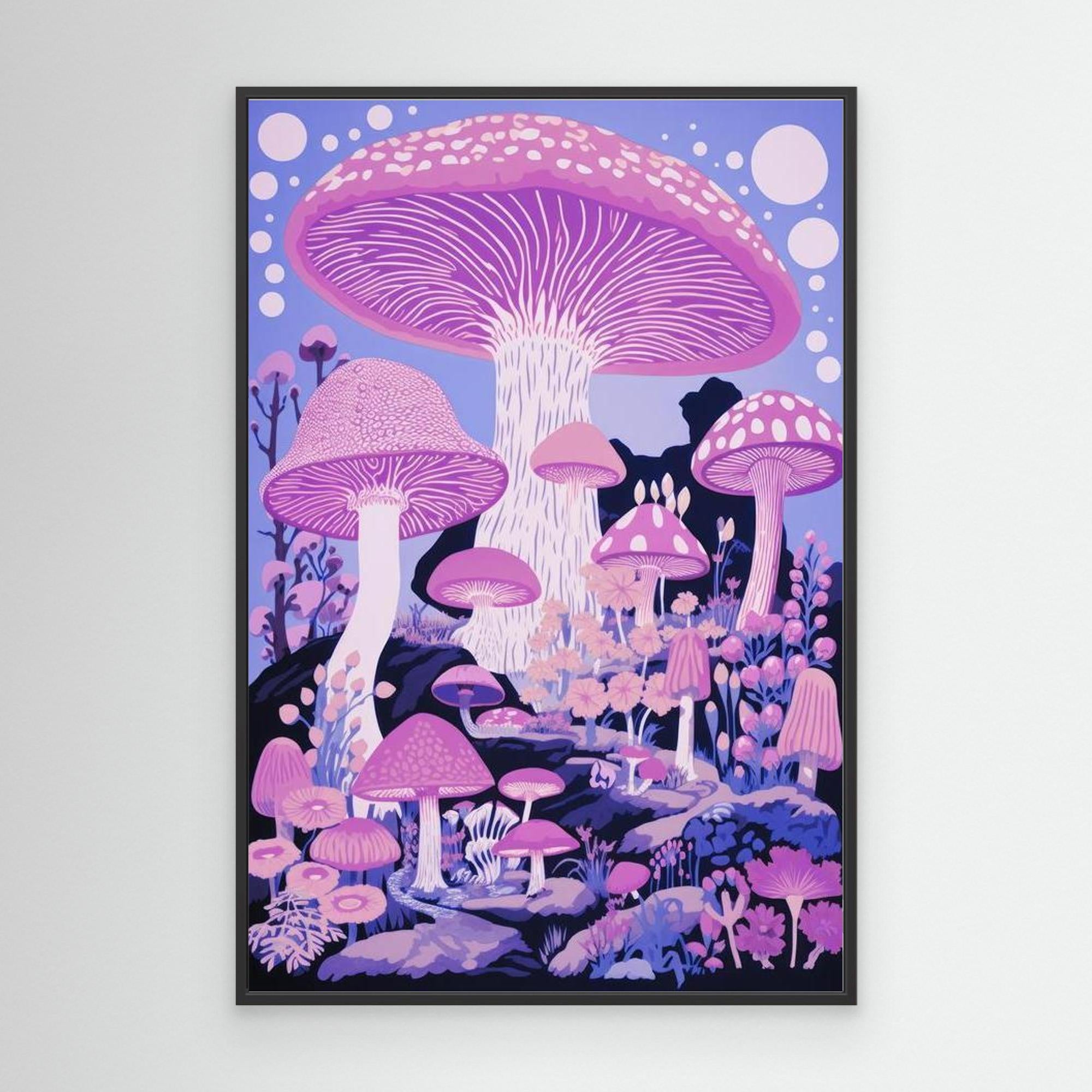Mushroom village by The Frame Gain Canvas