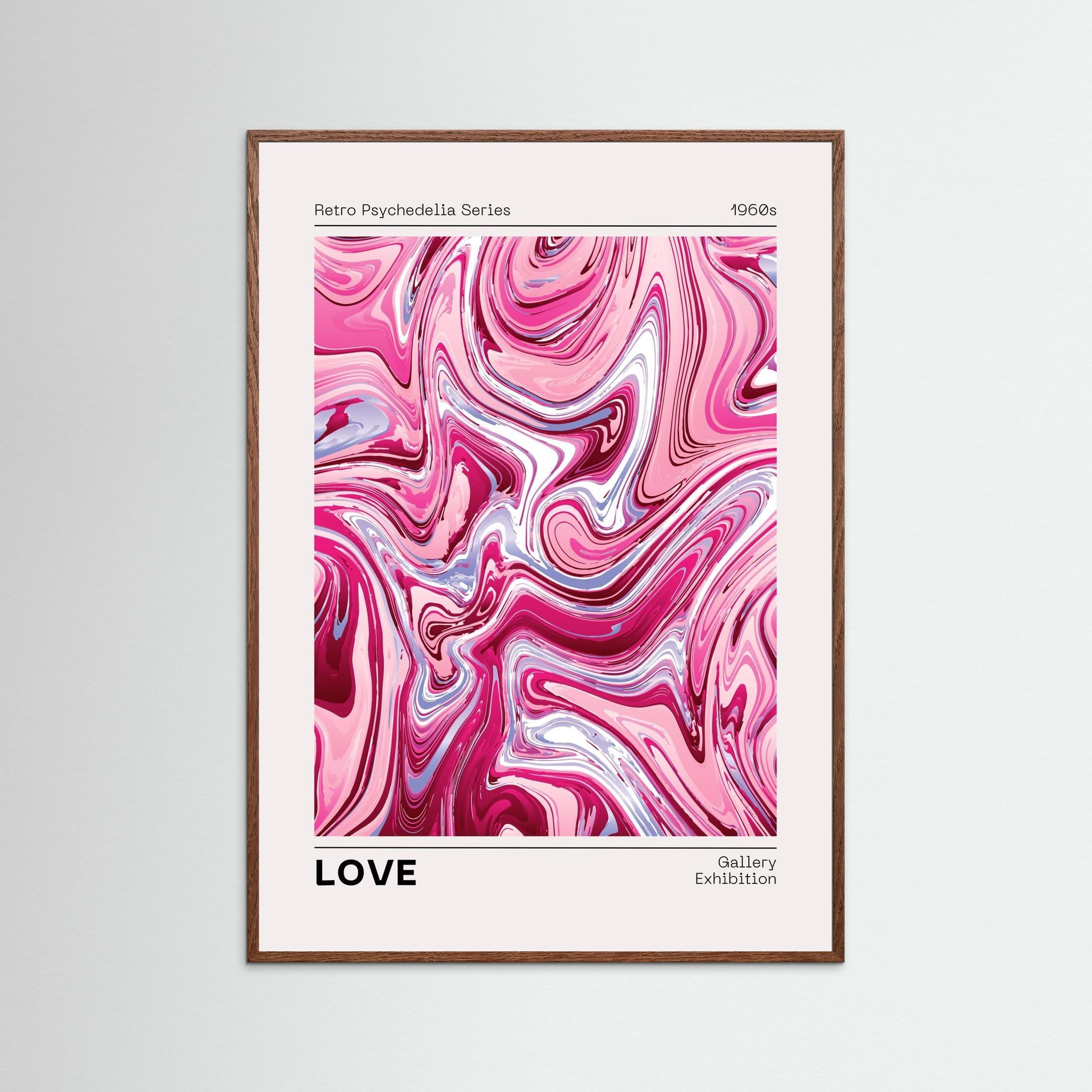 Retro Psychedella Series 1960s LOVE 