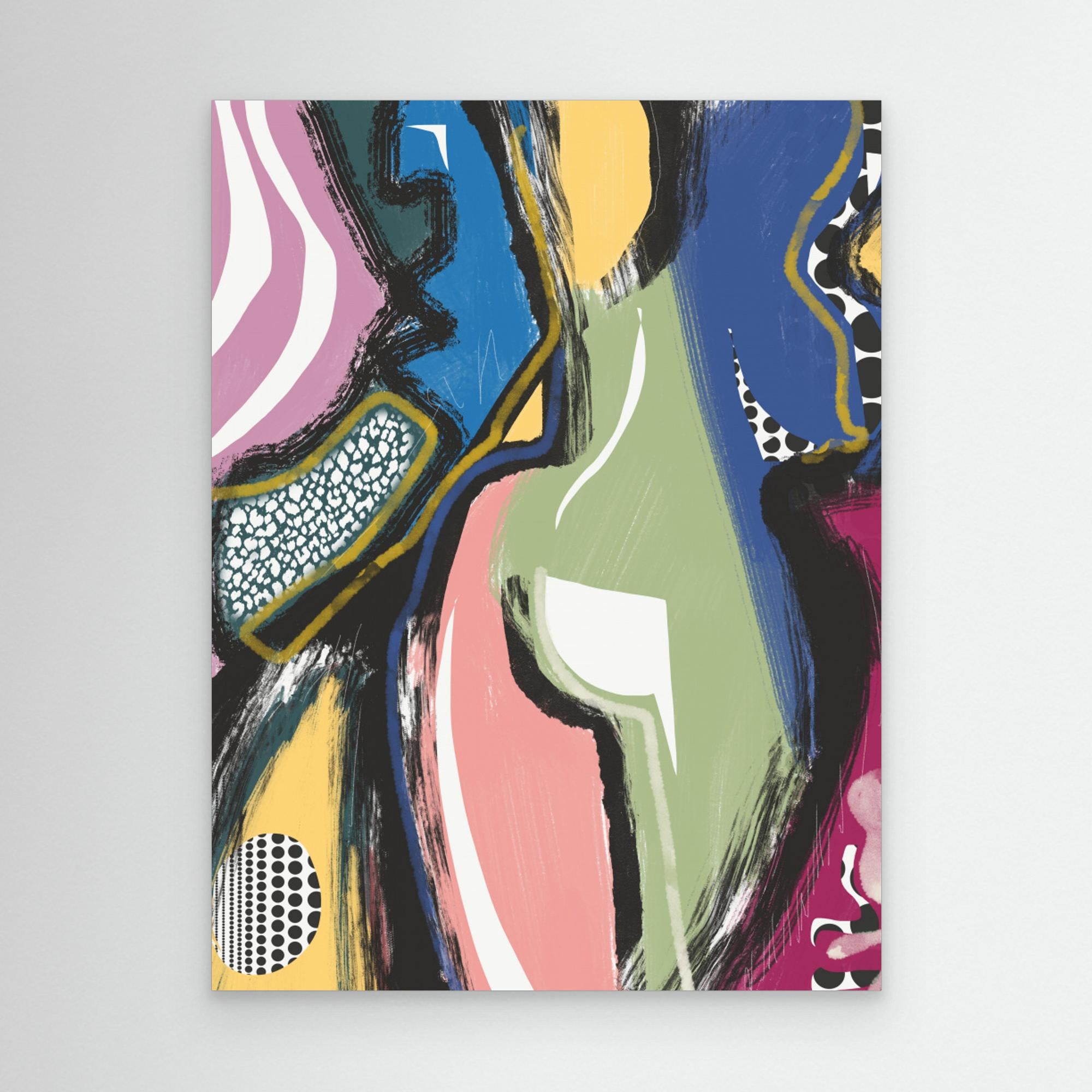 Colorful Abstract Bum by Little Dean