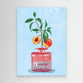 Peach Tree in Vase by Raissa Oltmanns Canvas