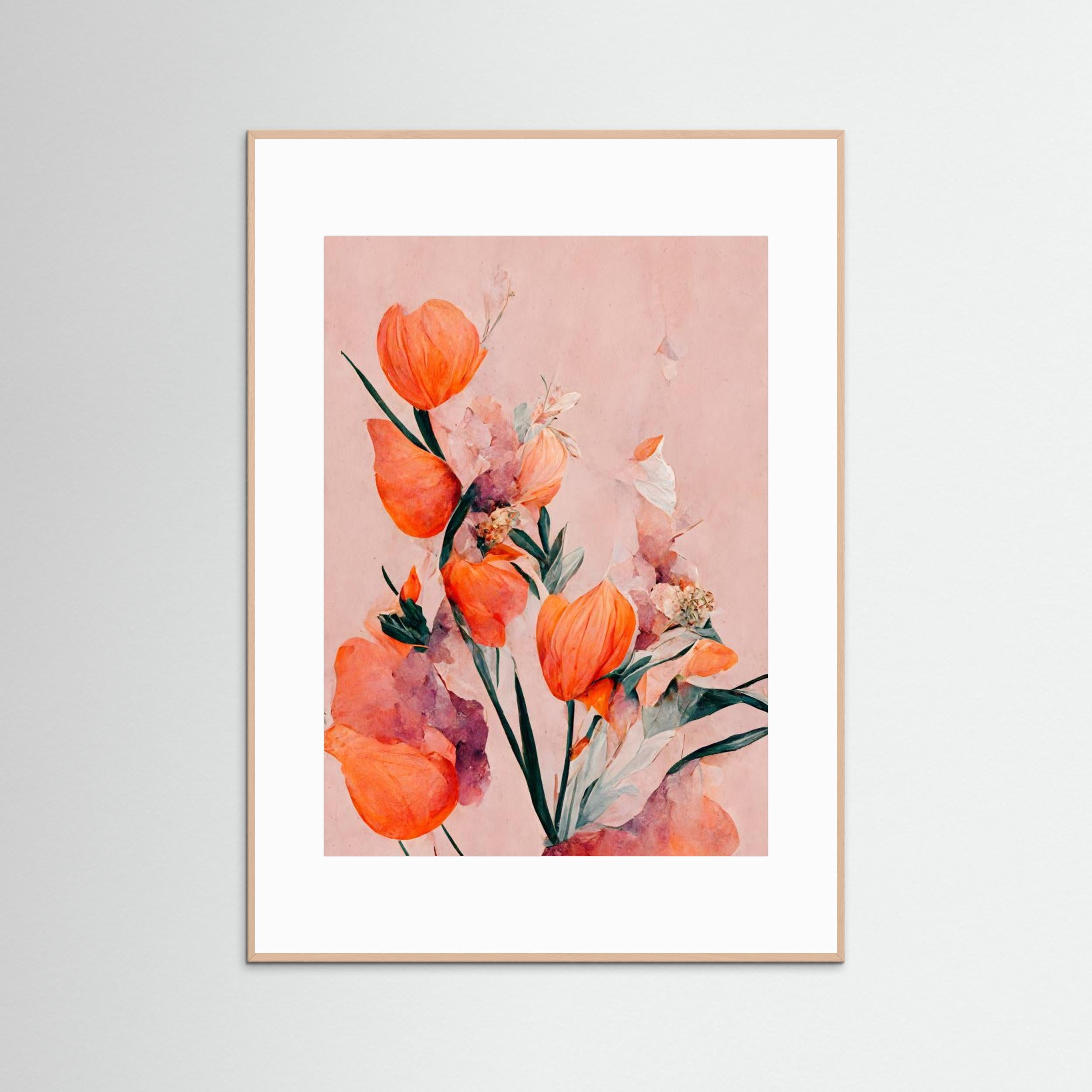 Orange Tulips by Treechild