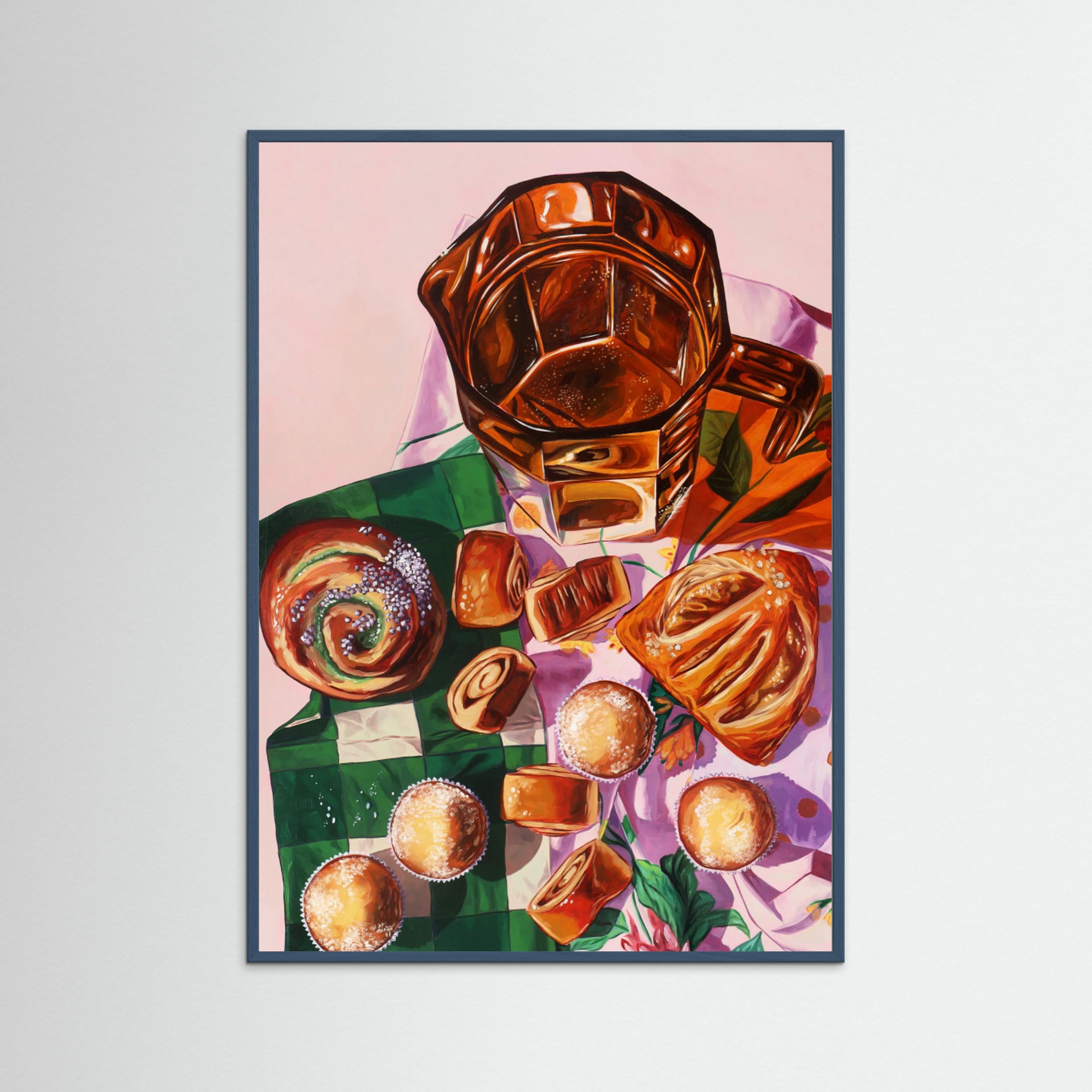 Amber and Green by Anna Zdanowicz Fine Art Paper 