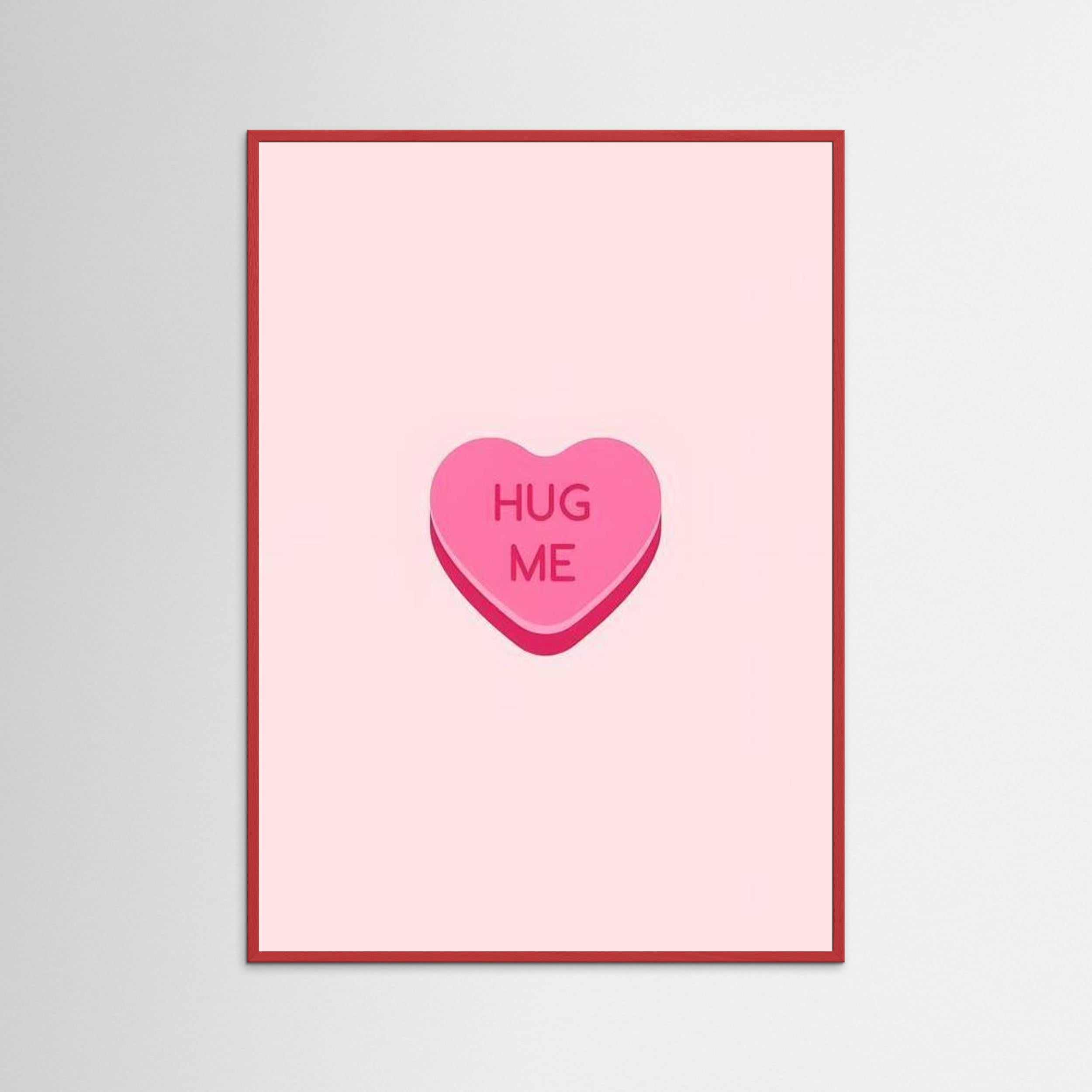 Hug Me By The Frame Gain Fine Art Paper