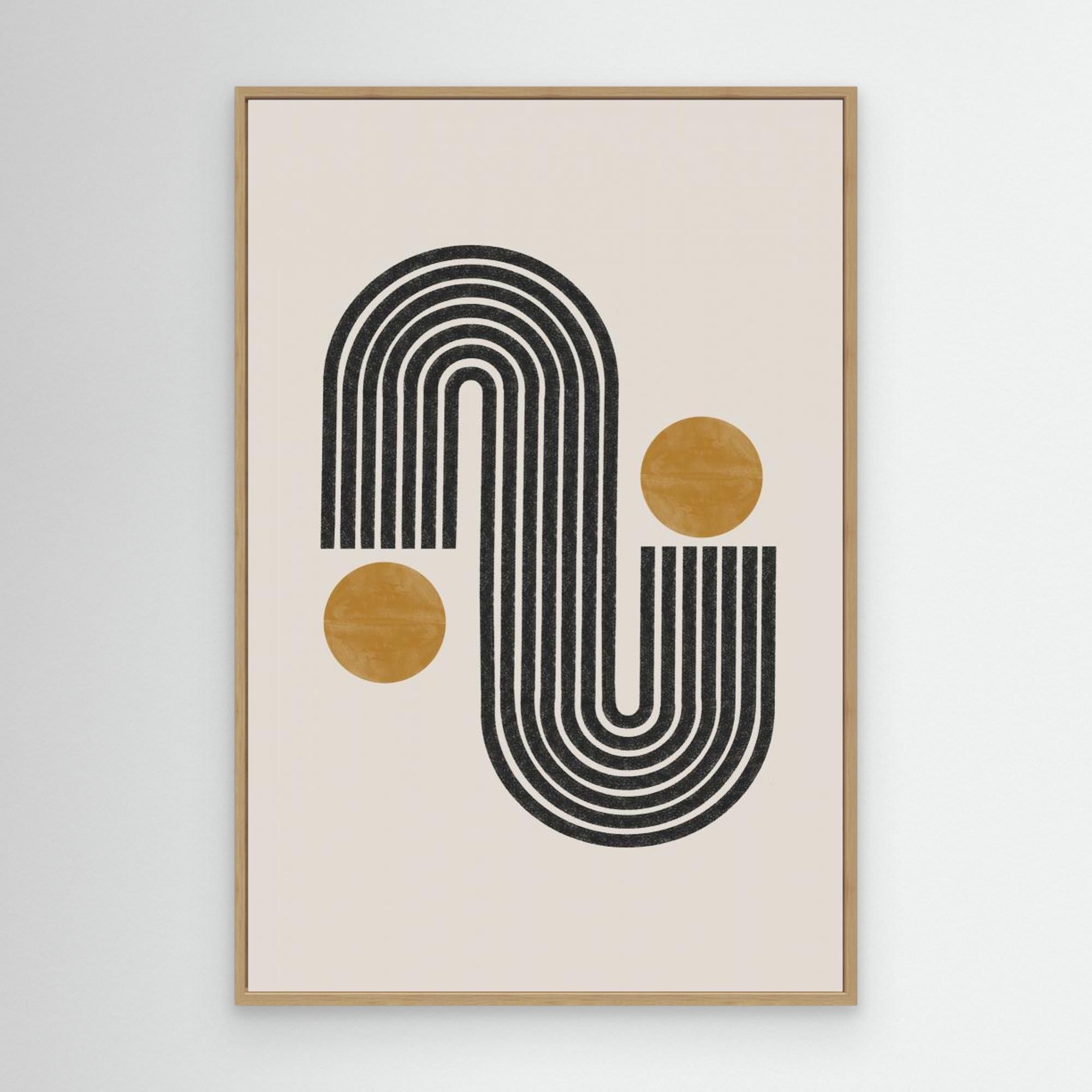 Mid Century No3. by The Miuus Studio Canvas