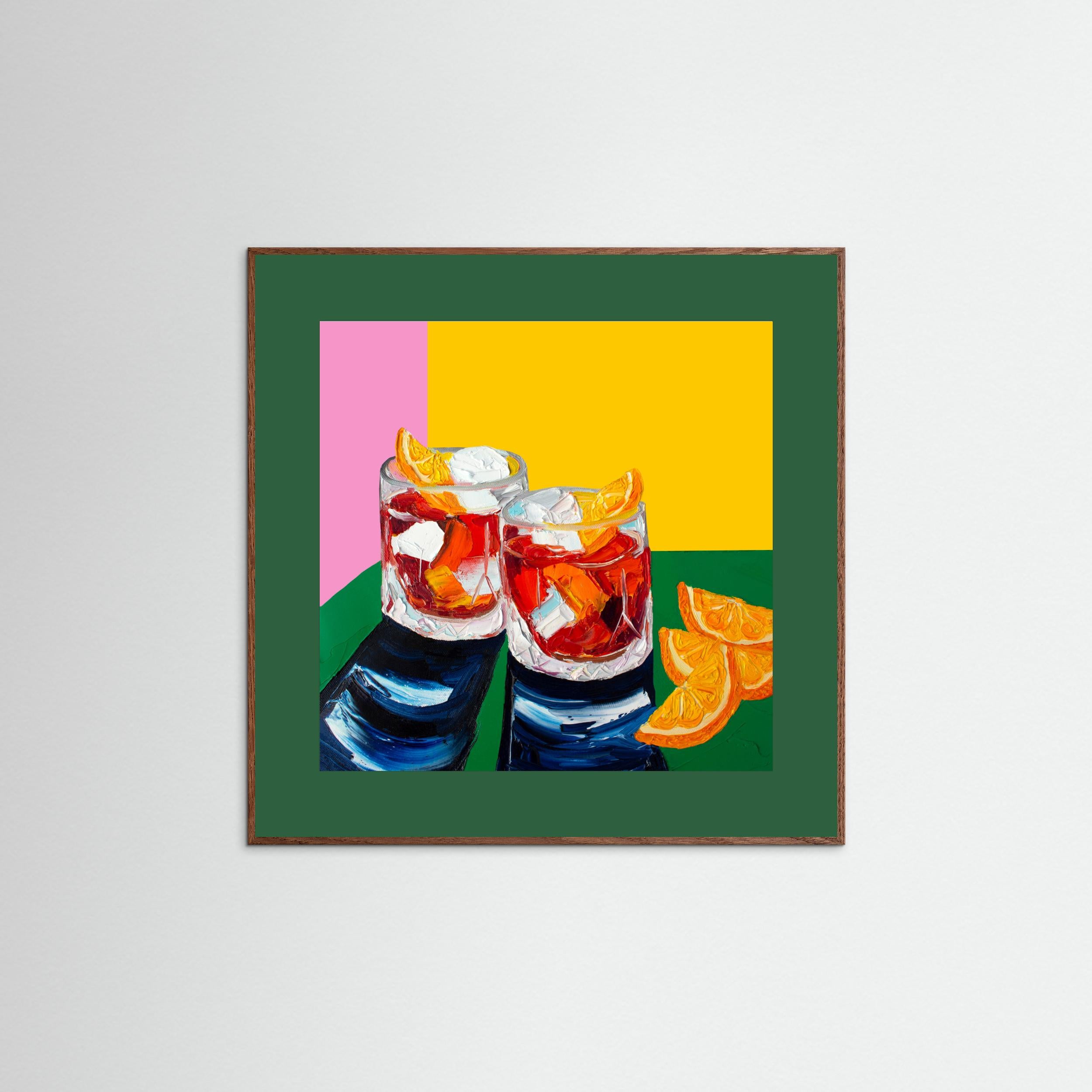 Negronis No1 by Alice Straker Fine Art Paper 