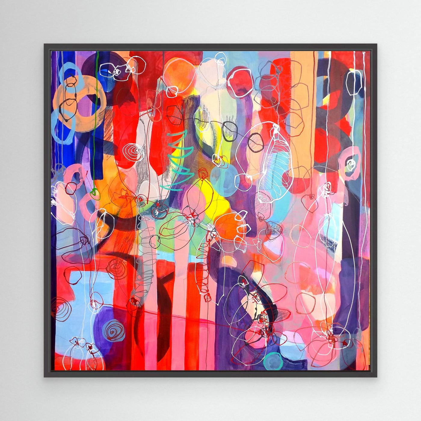 Falling, Rising by Monika Riethmueller Canvas