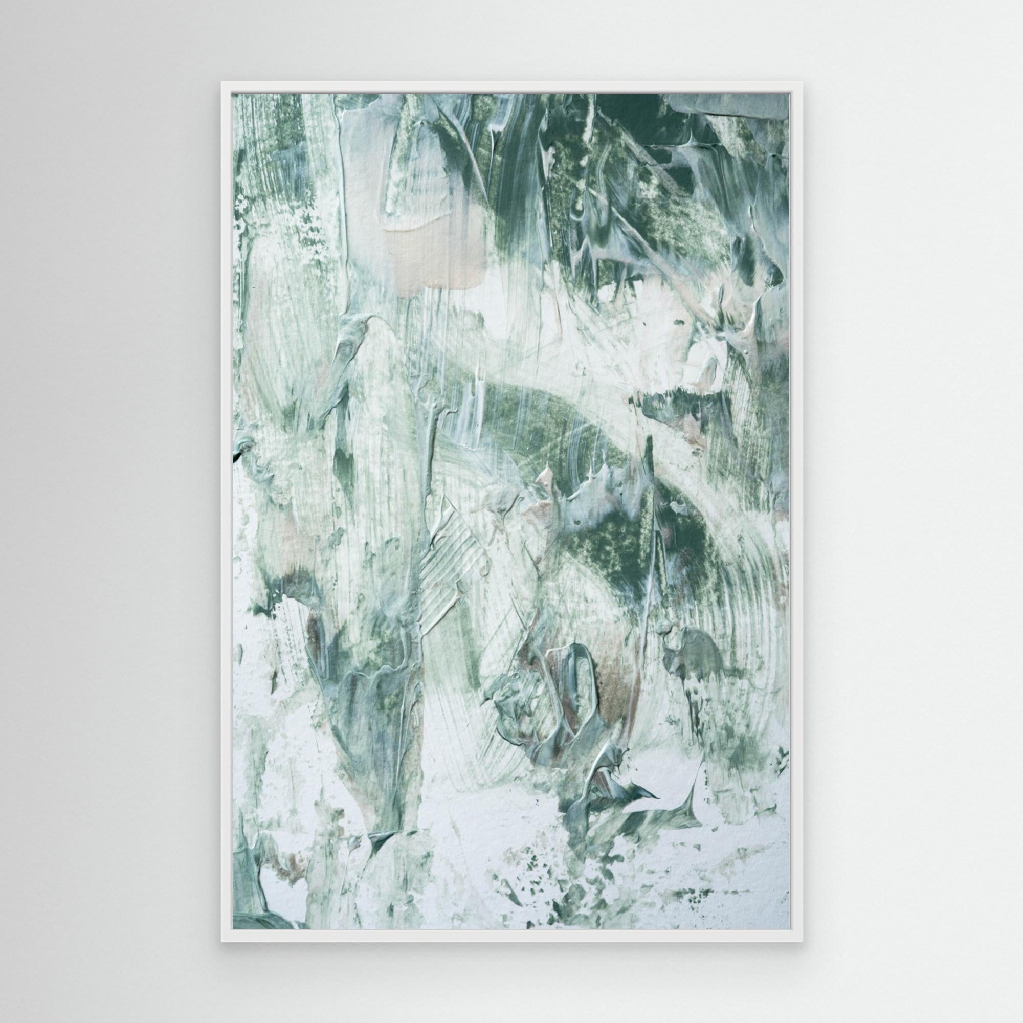 Green Acryl by Uplusmestudio Canvas