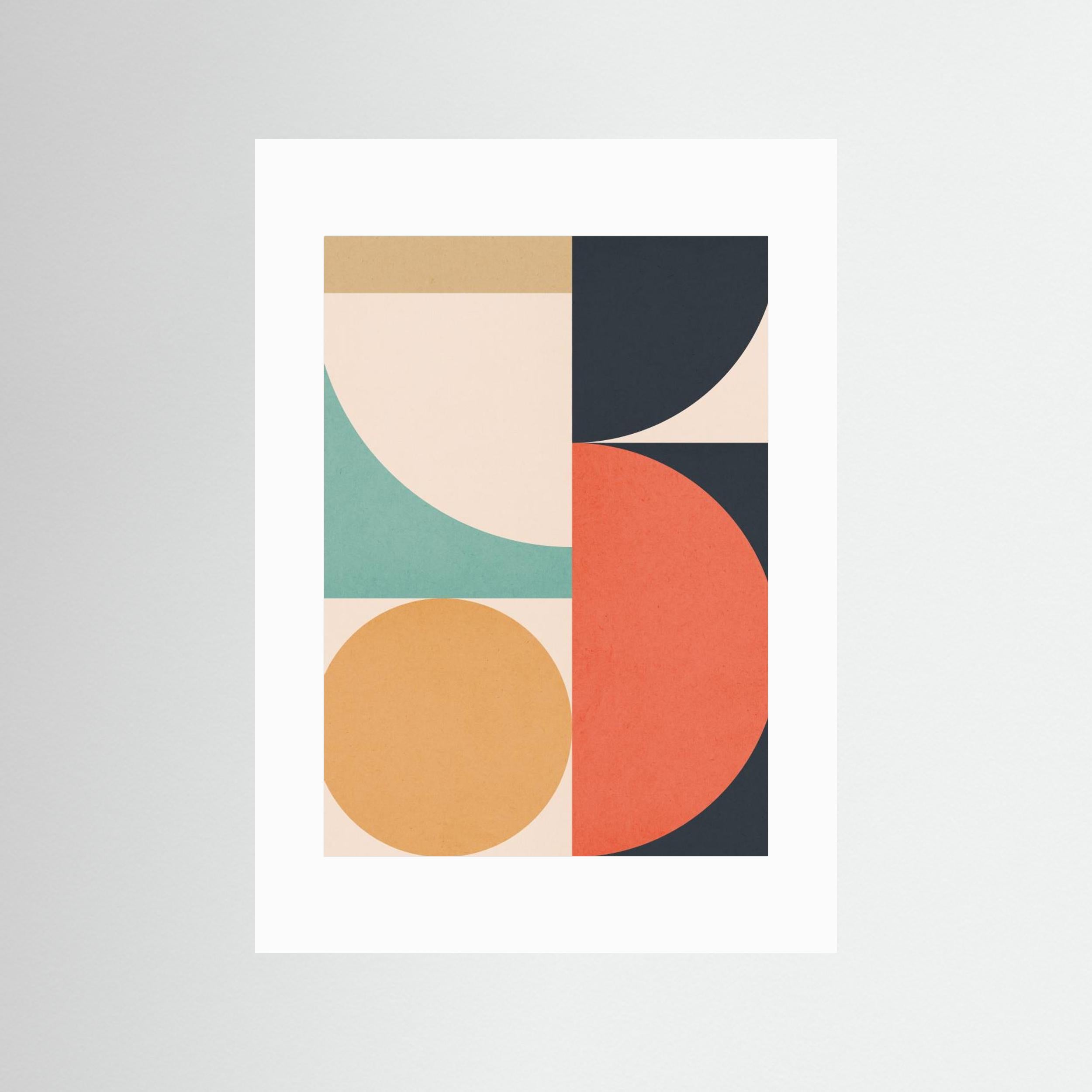 Circles in harmony 5 by Vitor Fine Art Paper 