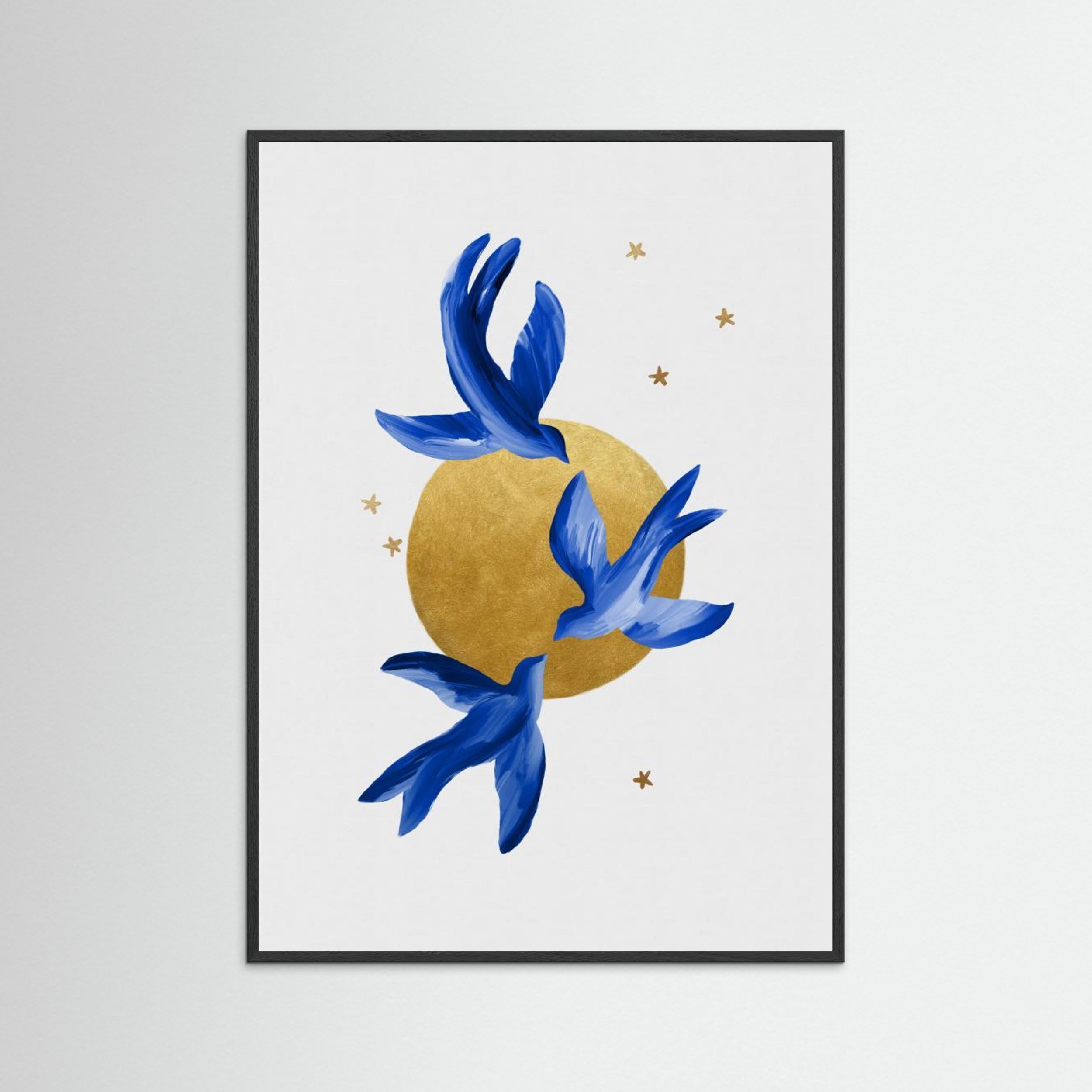 Blue Birds by Orara Studio