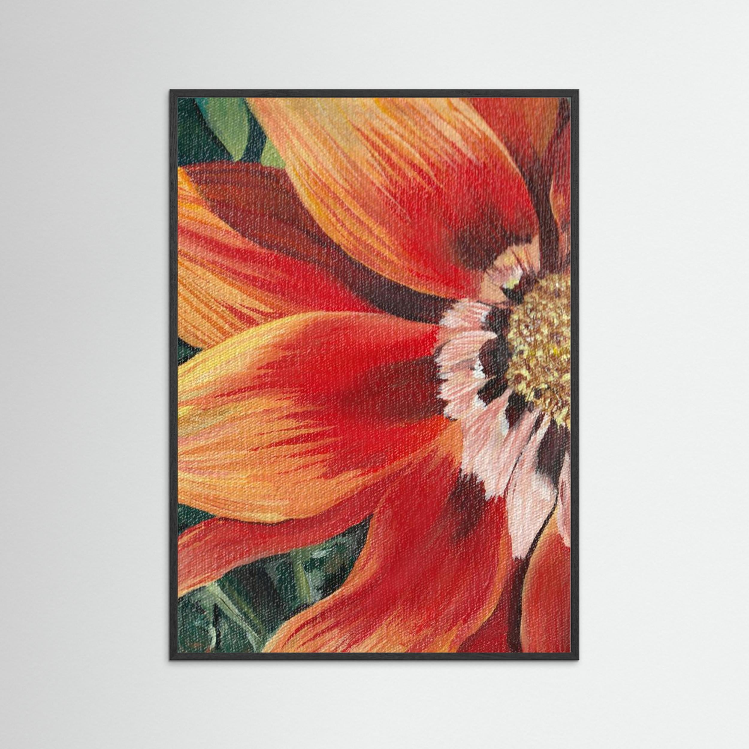 Gazania 1 By Viccy Wanliss by Viccy Wanliss Fine Art Paper 