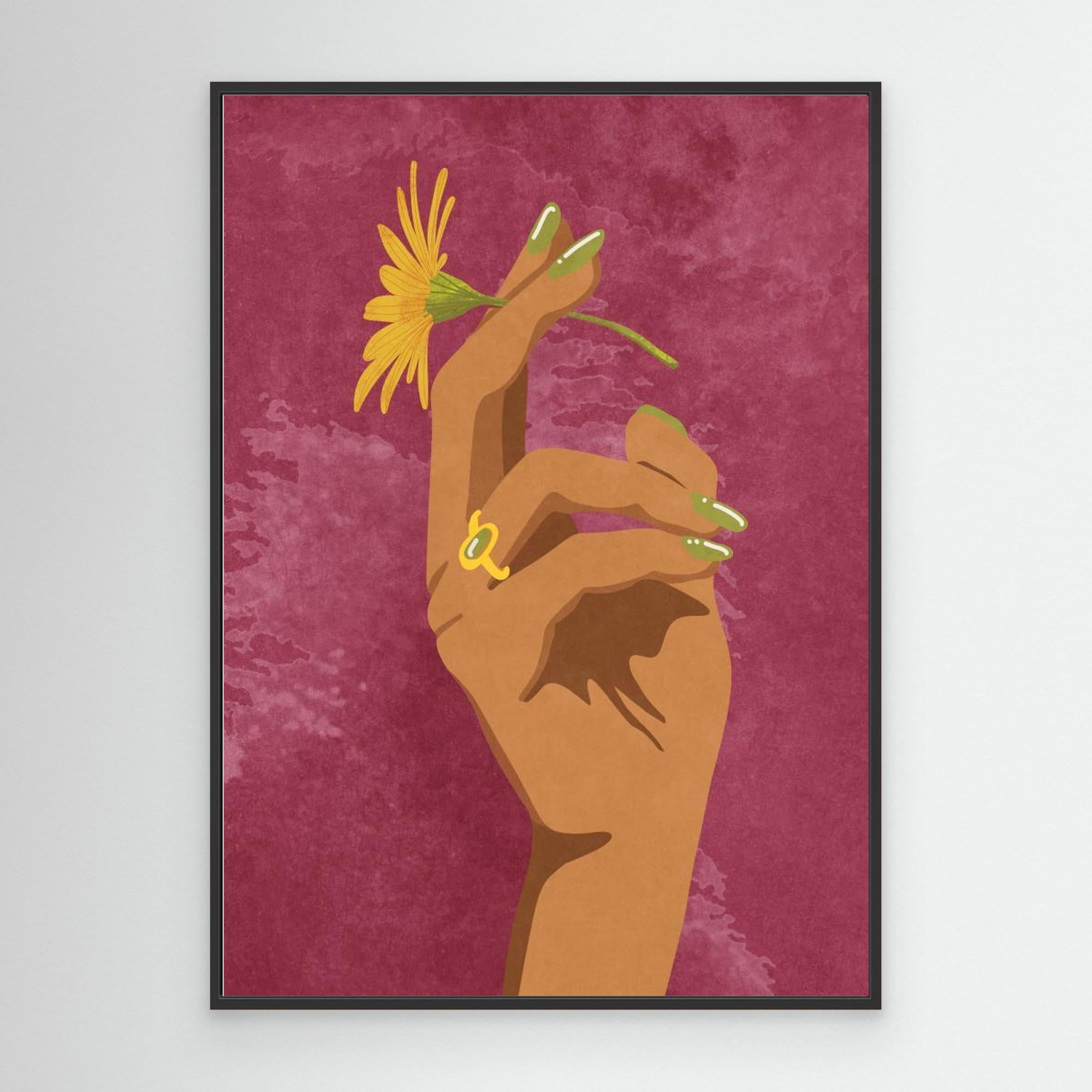 Smoking Flower by Raissa Oltmanns Canvas