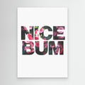 Nice Bum flowers by Sarah Manovski Canvas