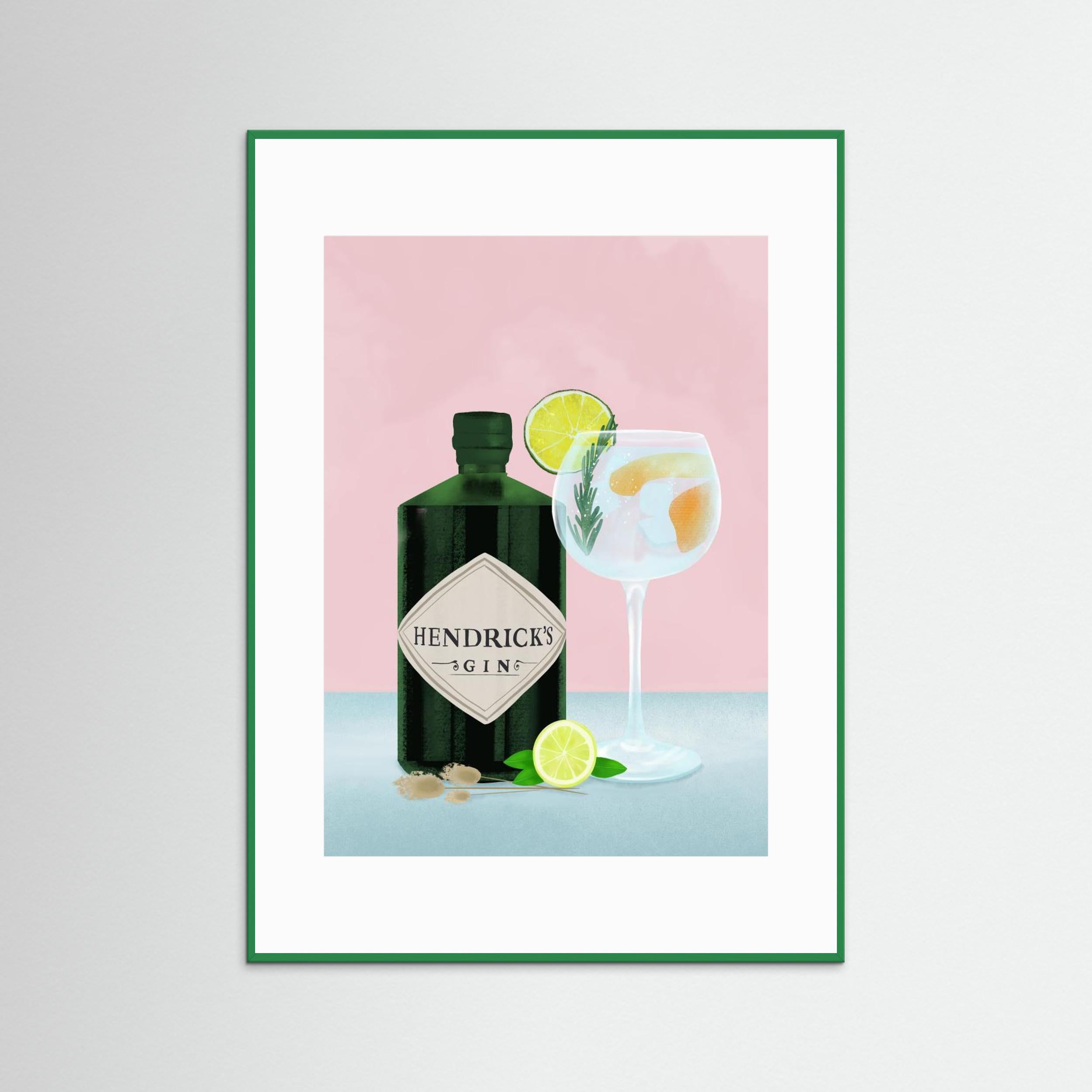 Gin Tonic by Petra Lizde Fine Art Paper 