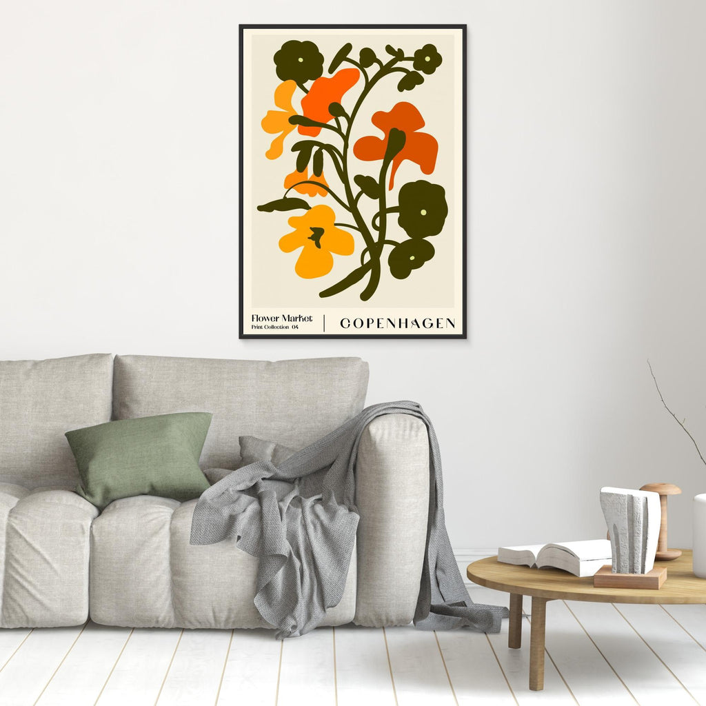 Flower Market. Copenhagen by Nktn Canvas