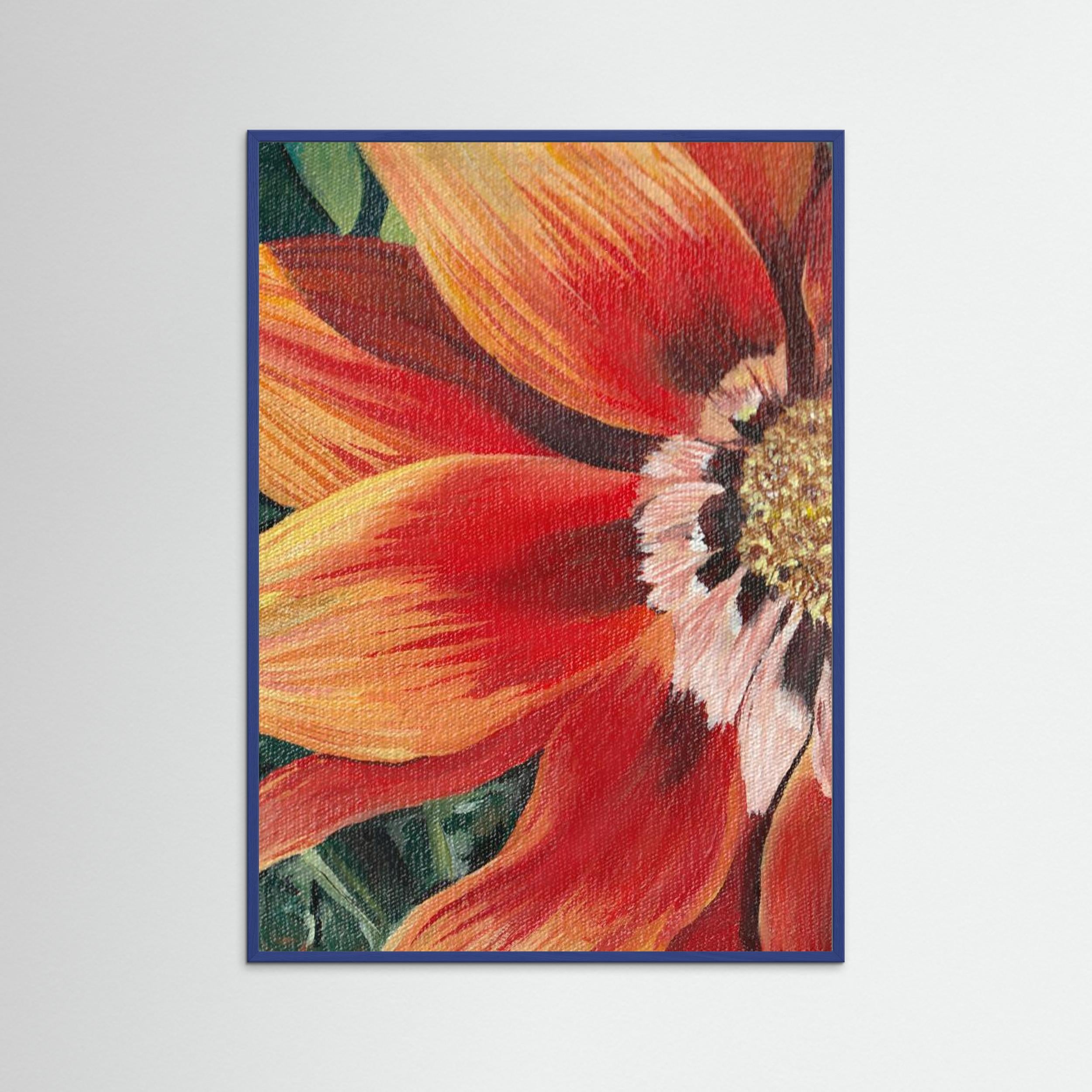Gazania 1 By Viccy Wanliss by Viccy Wanliss Fine Art Paper 