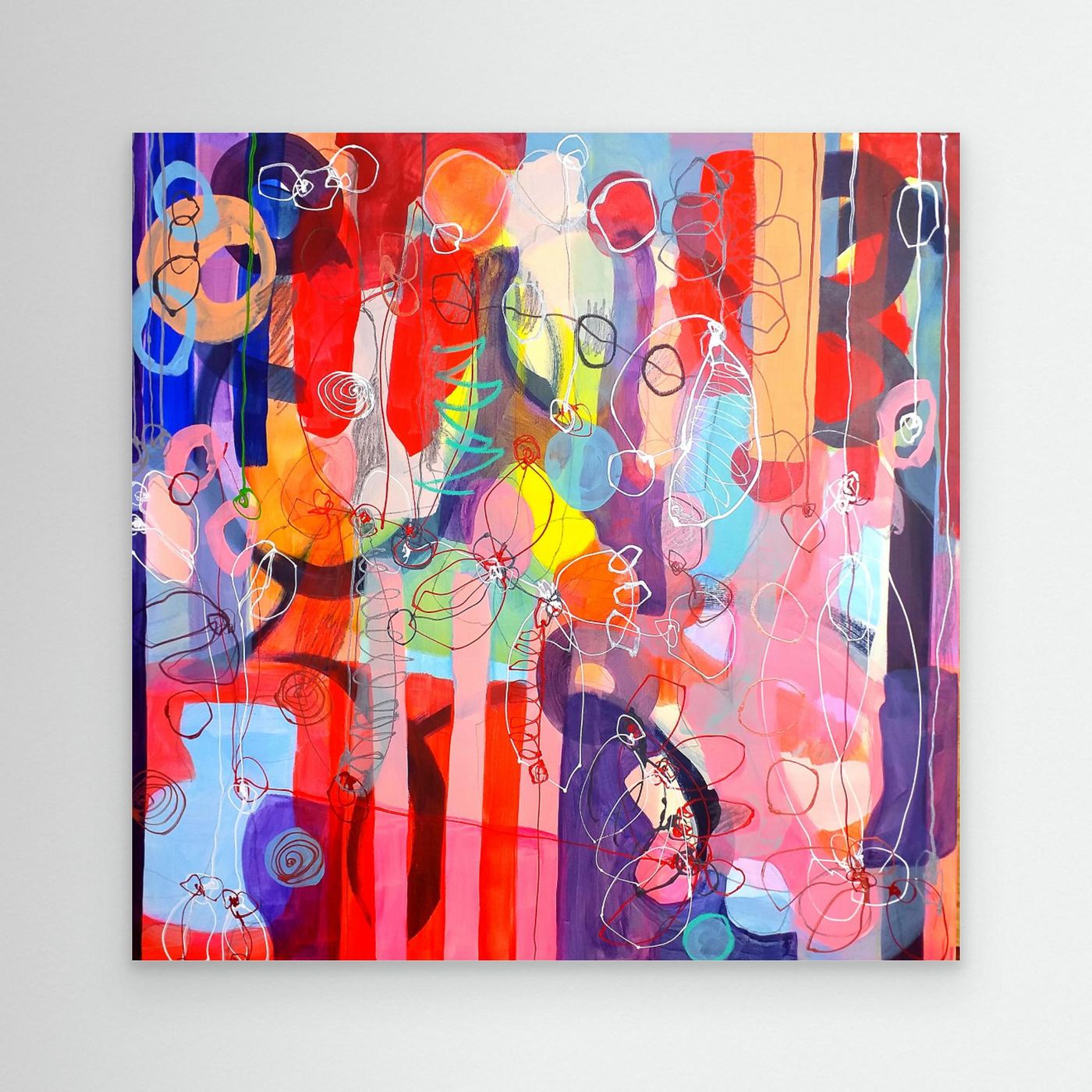 Falling, Rising by Monika Riethmueller Canvas