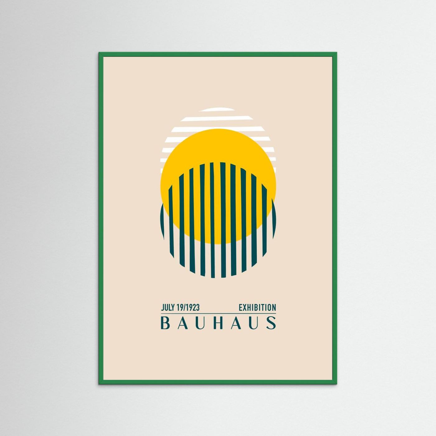 Bauhaus Sari Kure by Emel Tunaboylu Fine Art Paper