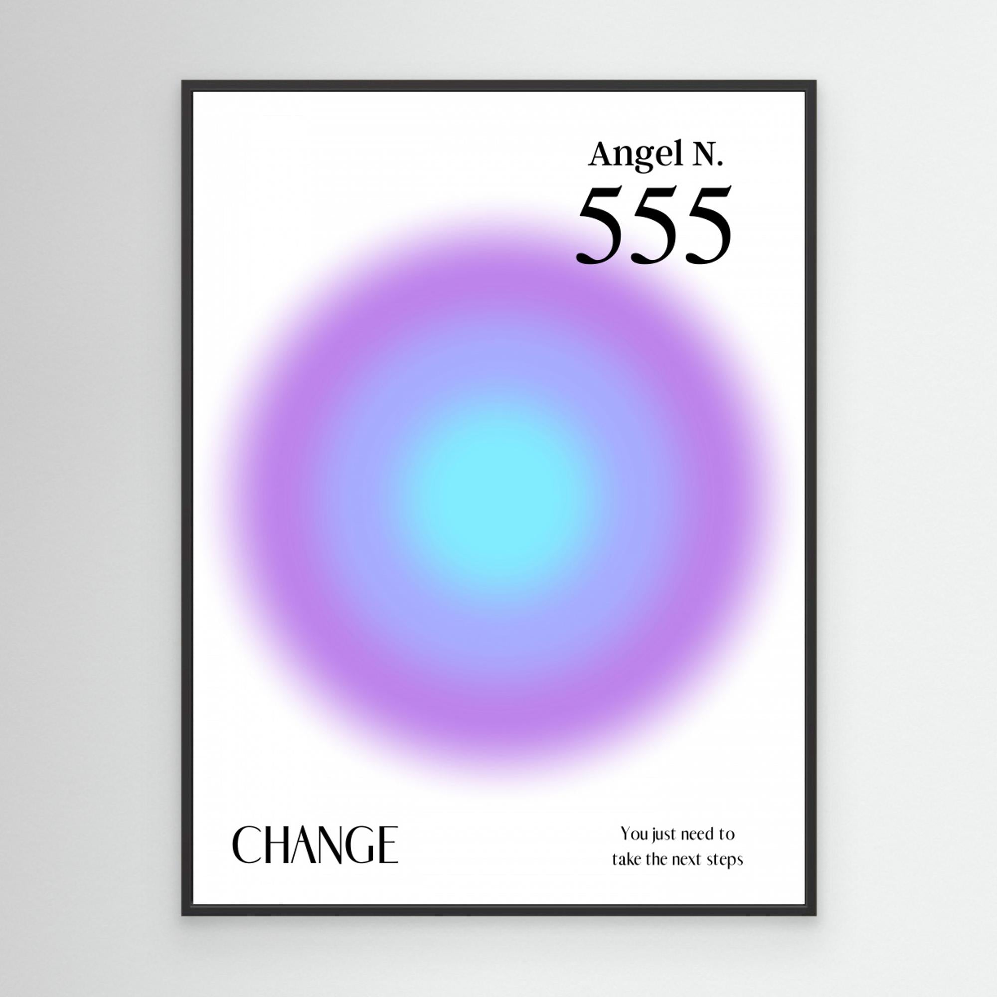 Angel Number 555 by Amélie Canvas