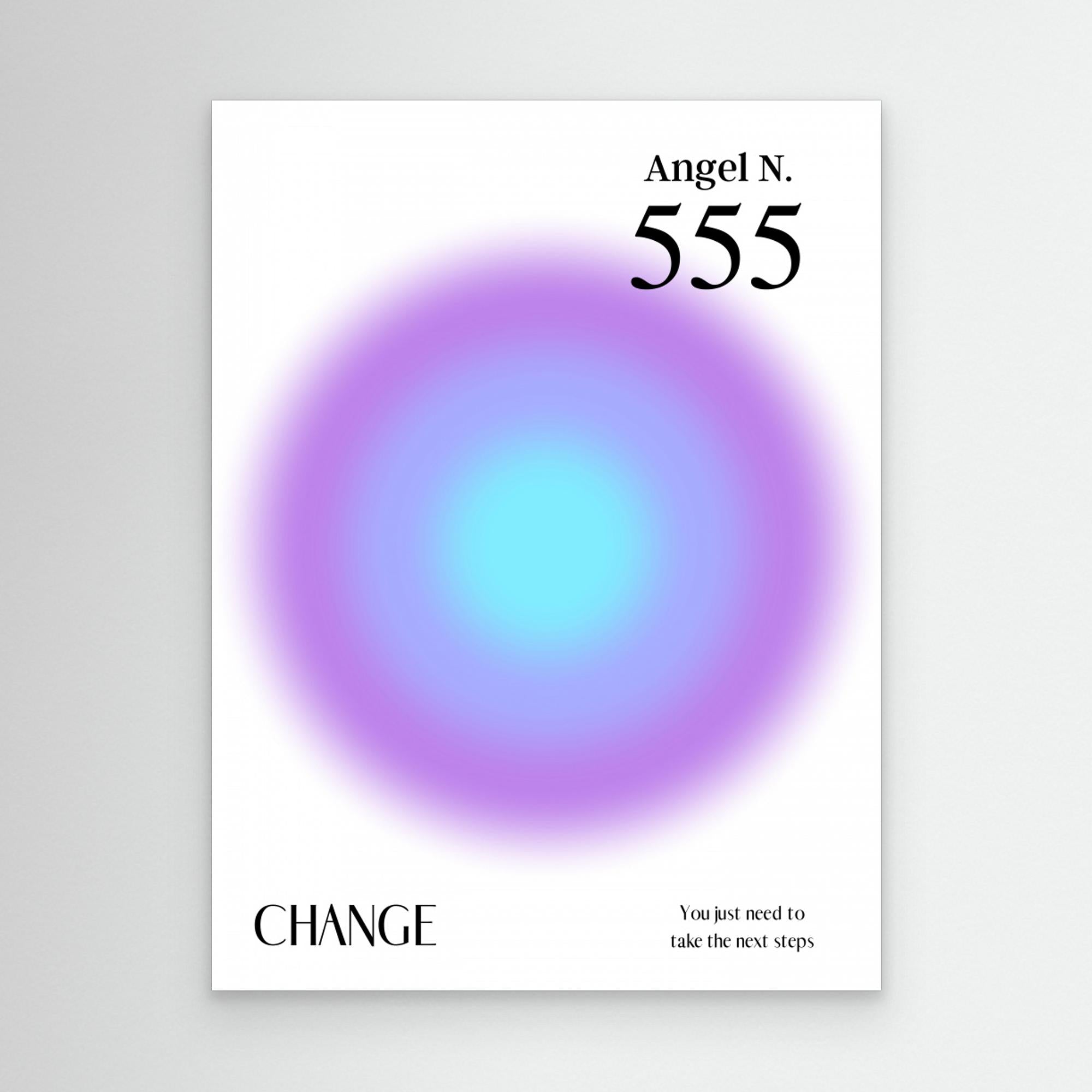 Angel Number 555 by Amélie Canvas