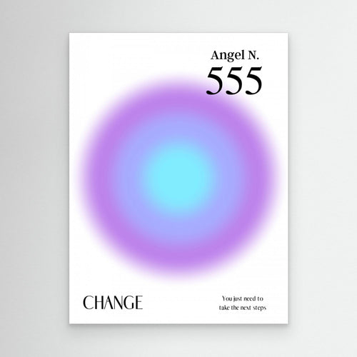Angel Number 555 by Amélie Canvas