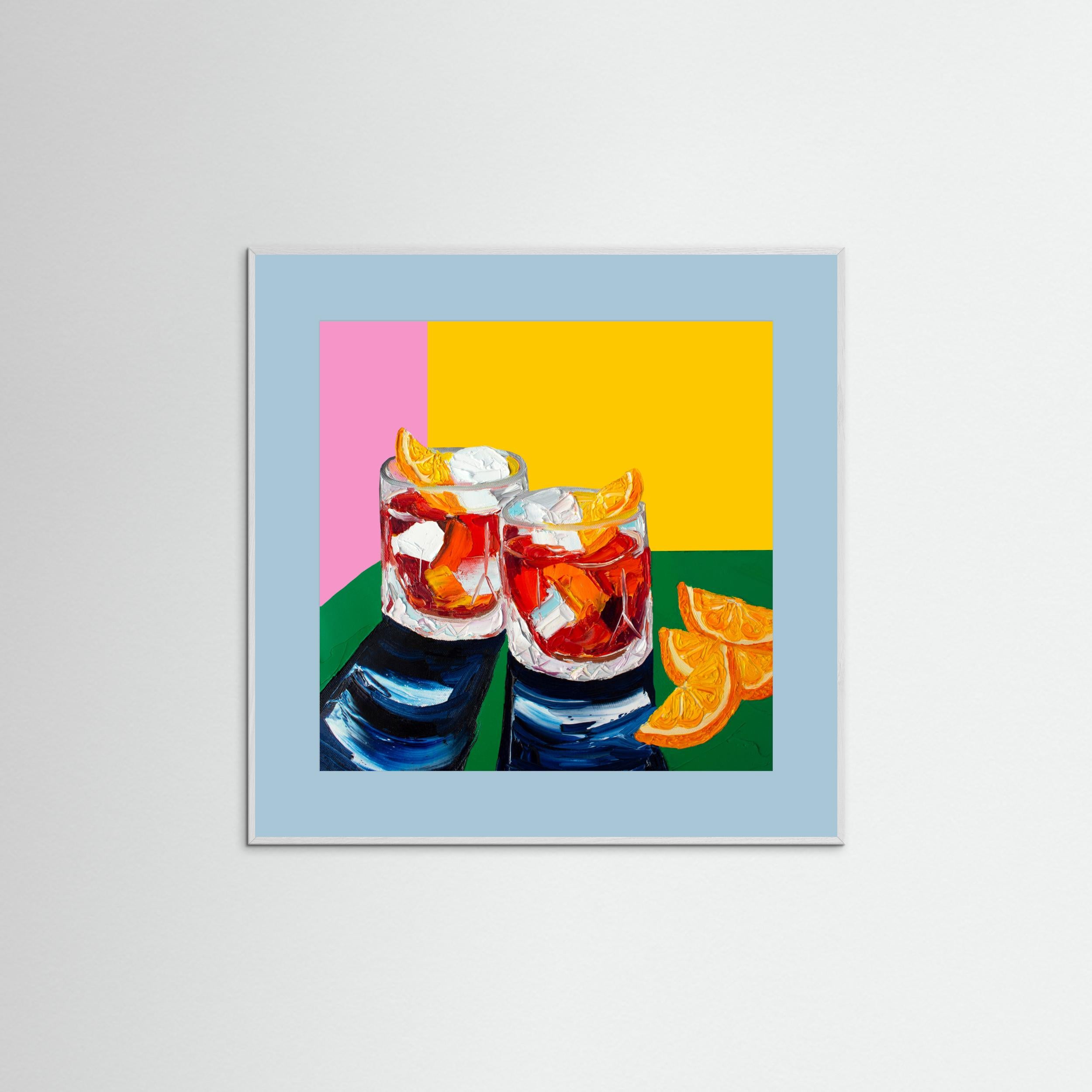Negronis No1 by Alice Straker Fine Art Paper 