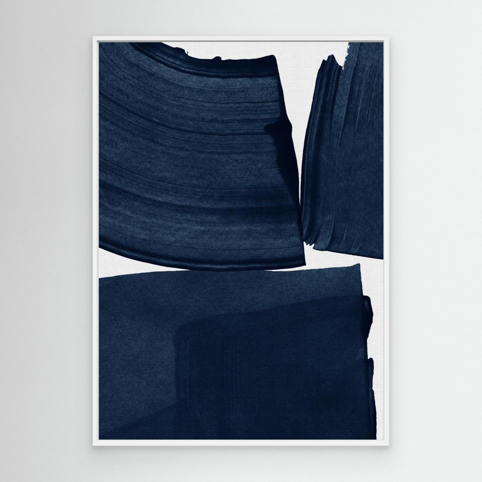 Minimalist Painting Blue I by Orara Studio