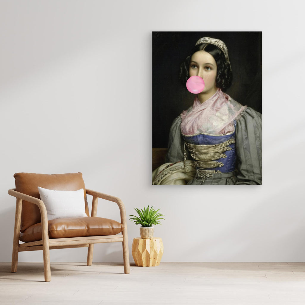 Bubble Gum Portrait by The Art Concept