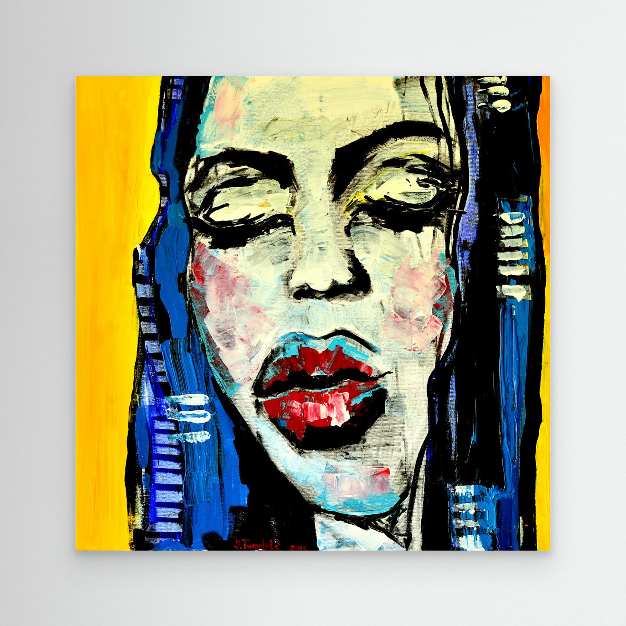 Magdalena or waiting room by Julija Belickienė Canvas