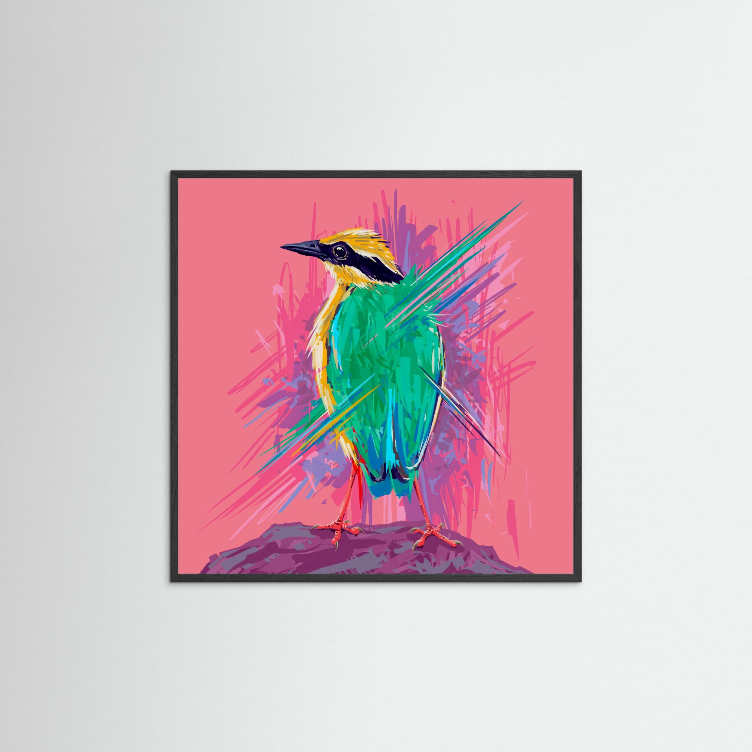 Bird Series   Indian Pitta by Rohan Dahotre Fine Art Paper