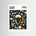 Flower Market - Paris by Emel Tunaboylu Fine Art Paper